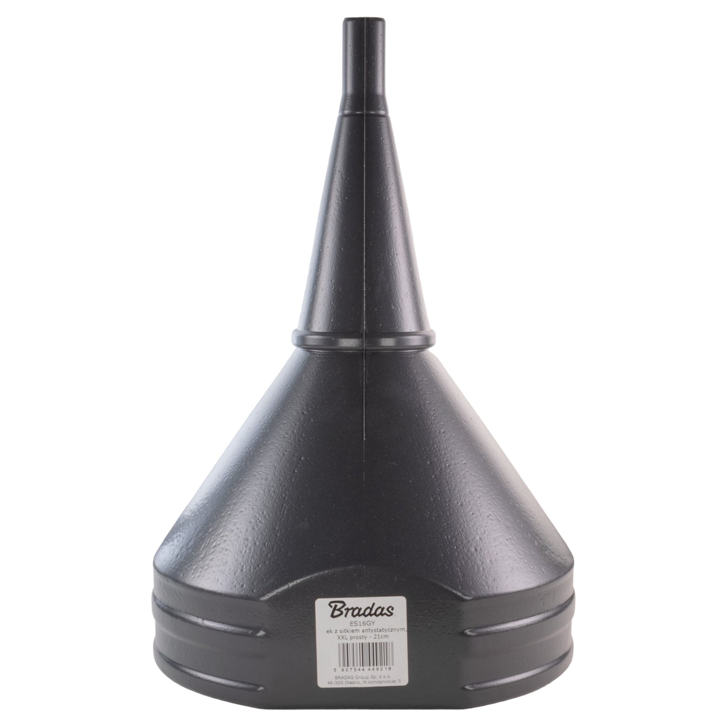 Large Straight Anti-Static Car Fuel Funnel 21cm