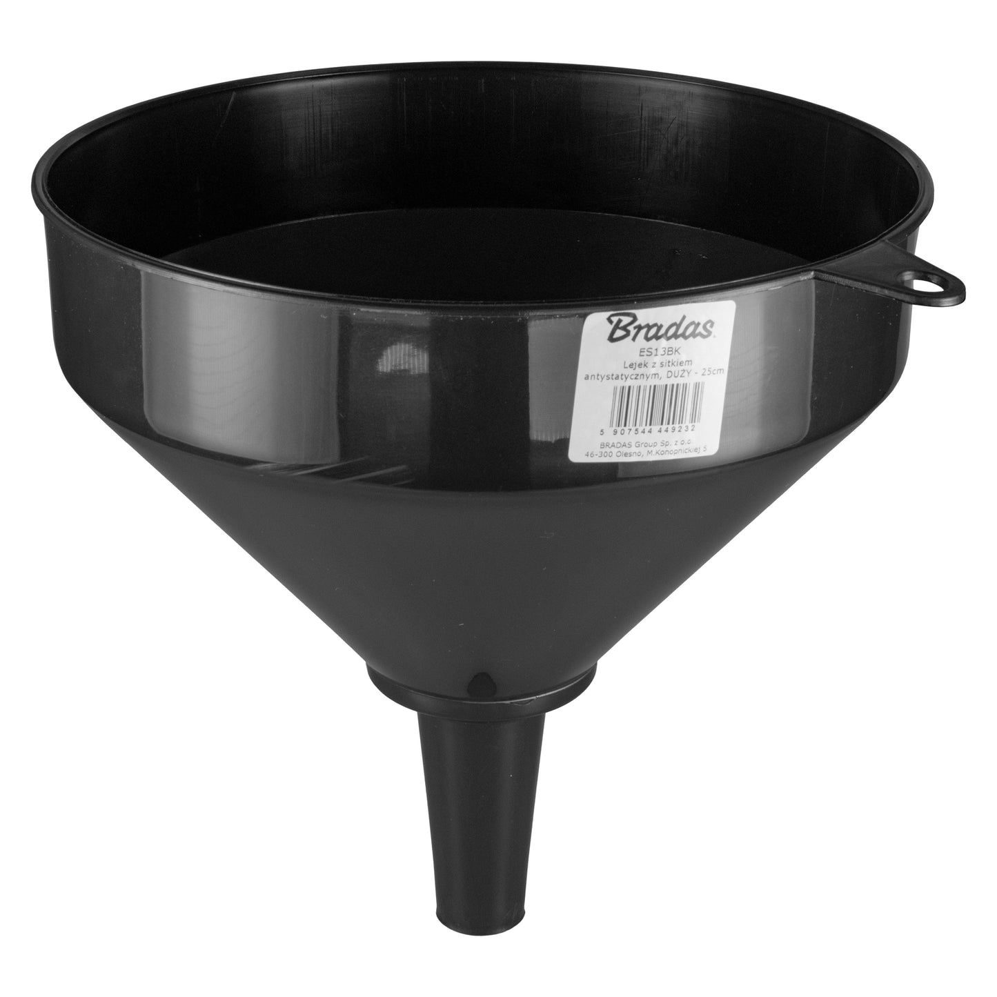 Large Anti-Static Car Fuel Funnel 25cm
