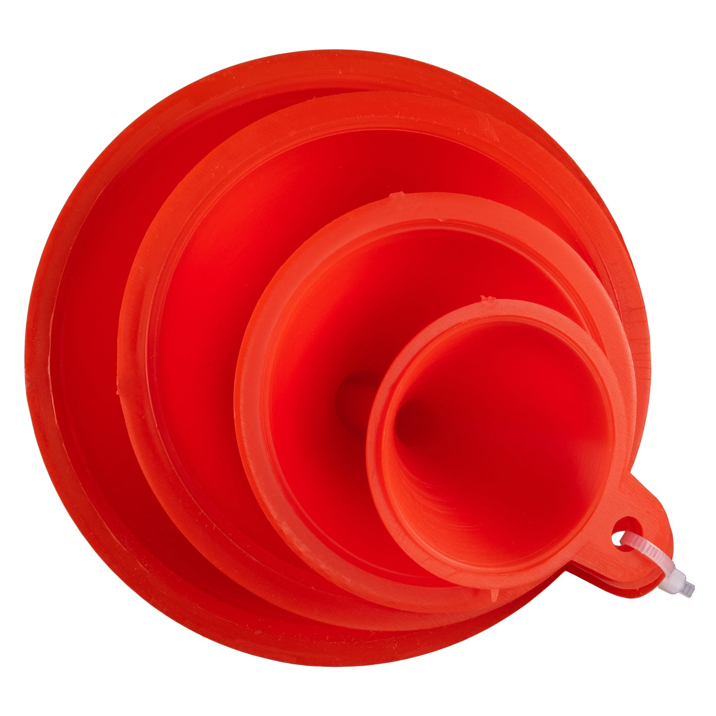 Set of 4 Red Mixed Funnels