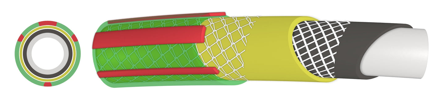 Premium Quality 1/2″ Green 6‑Layer Watering Hose