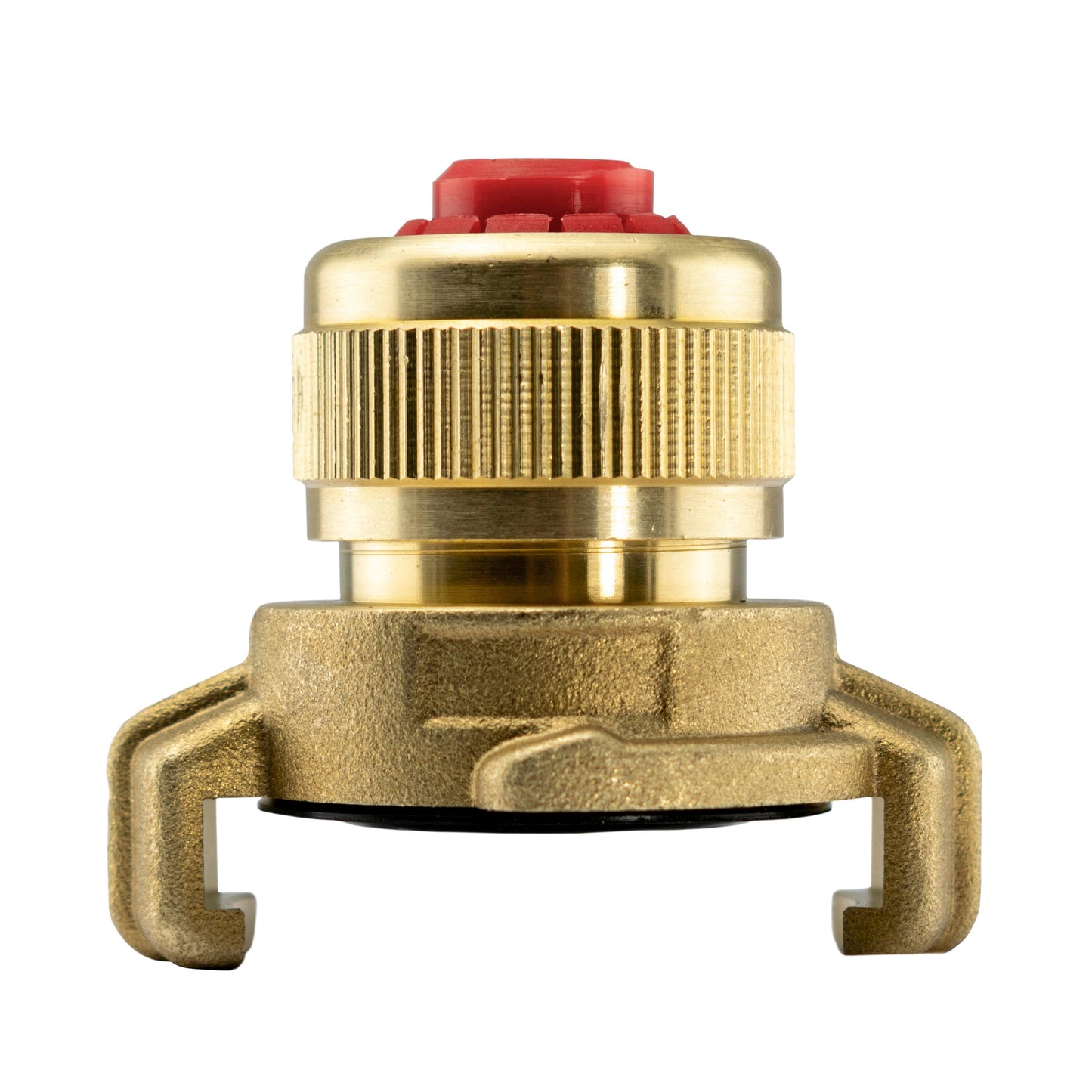¾" Hose Tail Brass Quick‑Connect Claw Adapter