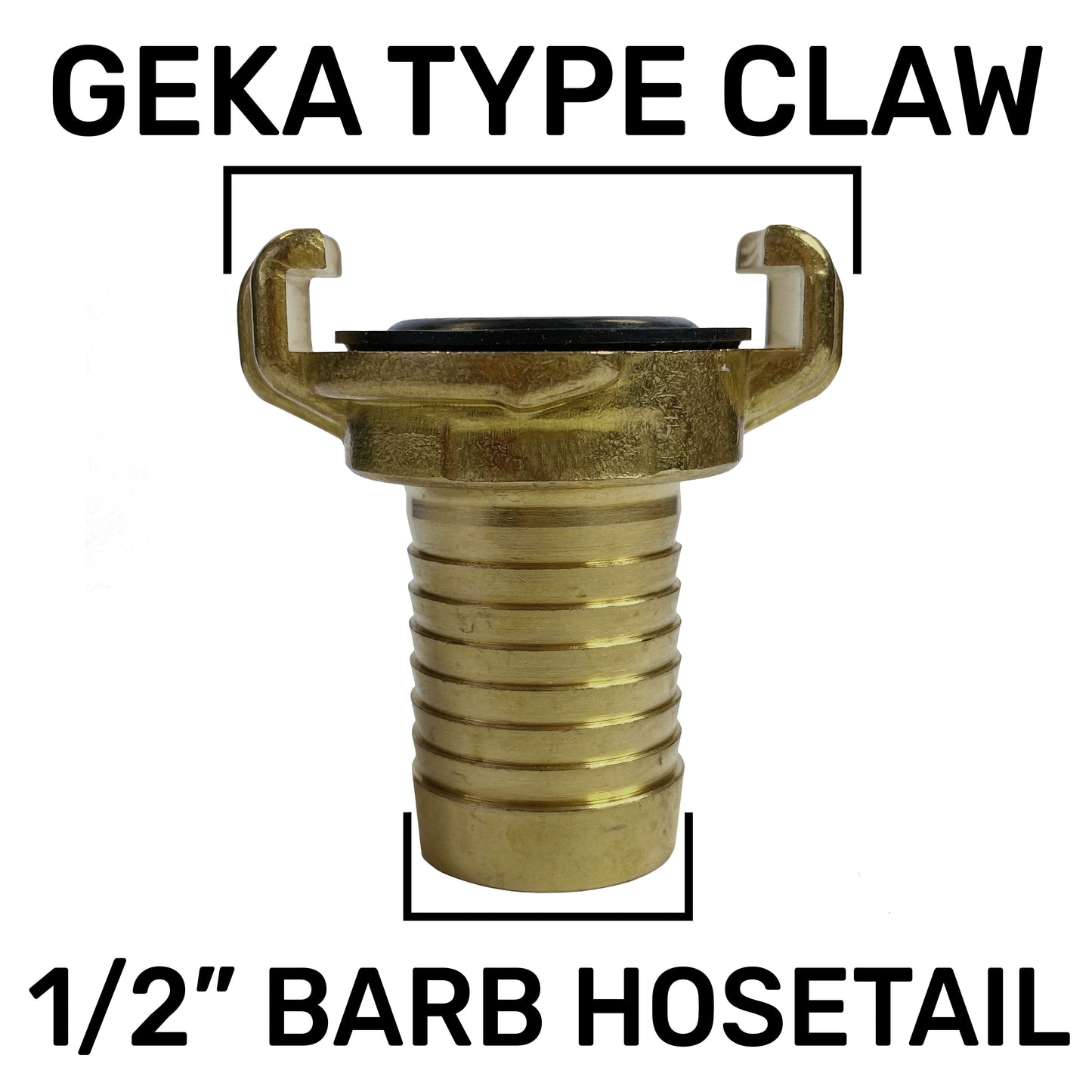 15mm Brass Wall Flange Kit with Lever Valve + Geka 13mm Barbed Connection Set