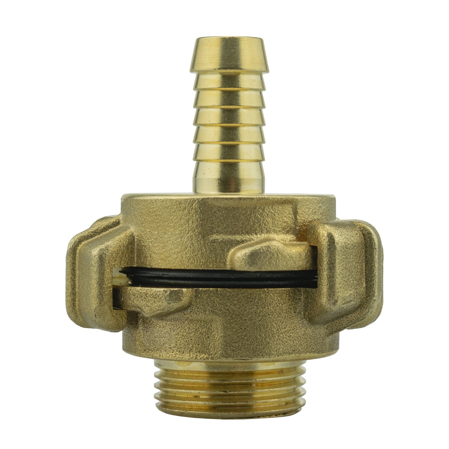 25mm MDPE Wall Flange Set with Lever Valve and 13mm Barbed Geka Connectors