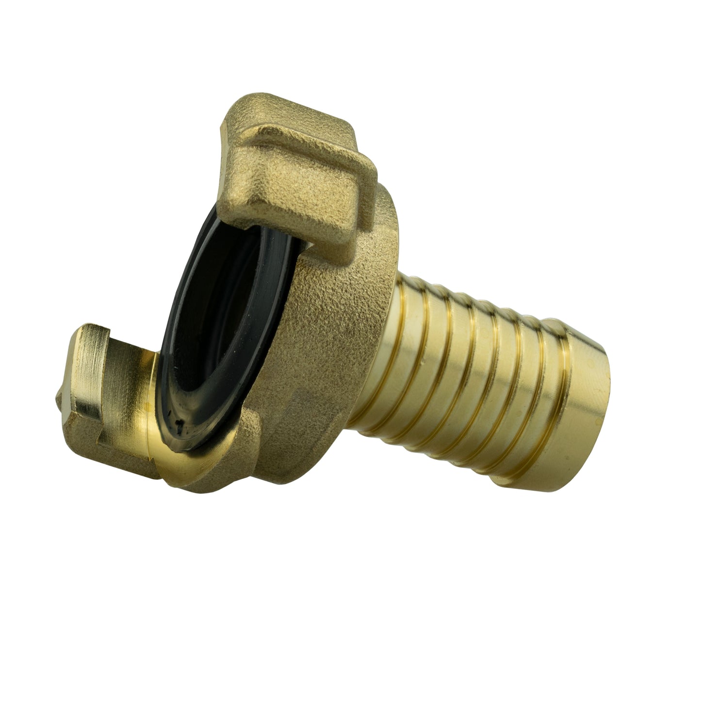 15mm Brass Wall Flange Kit with Lever Valve + Geka 19mm Barb Connector Set