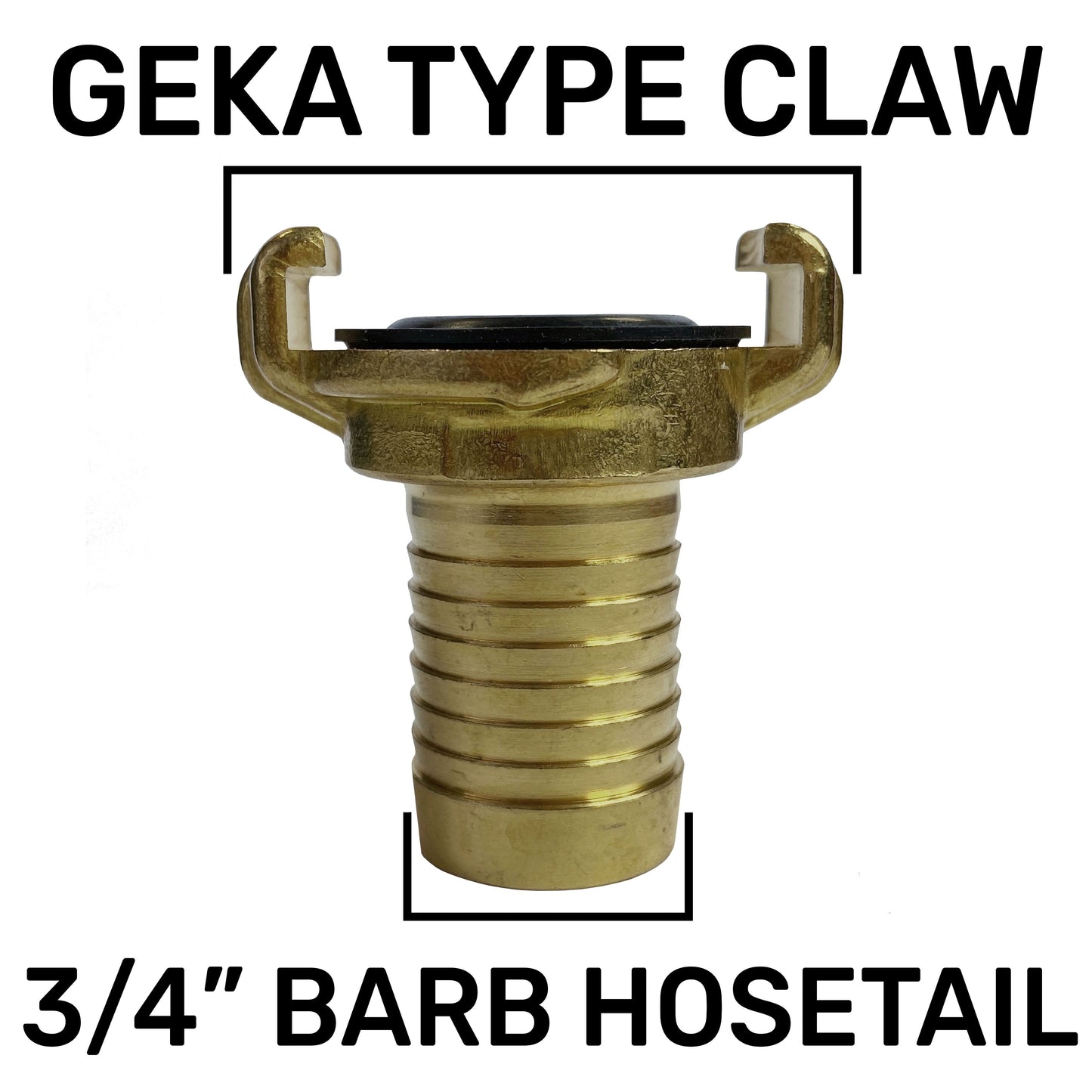 15mm Brass Wall Flange Kit with Lever Valve + Geka 19mm Barb Connector Set