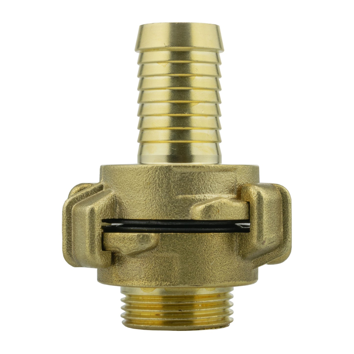 25mm MDPE Wall Flange Set with Lever Valve and 19mm Barbed Geka Connectors