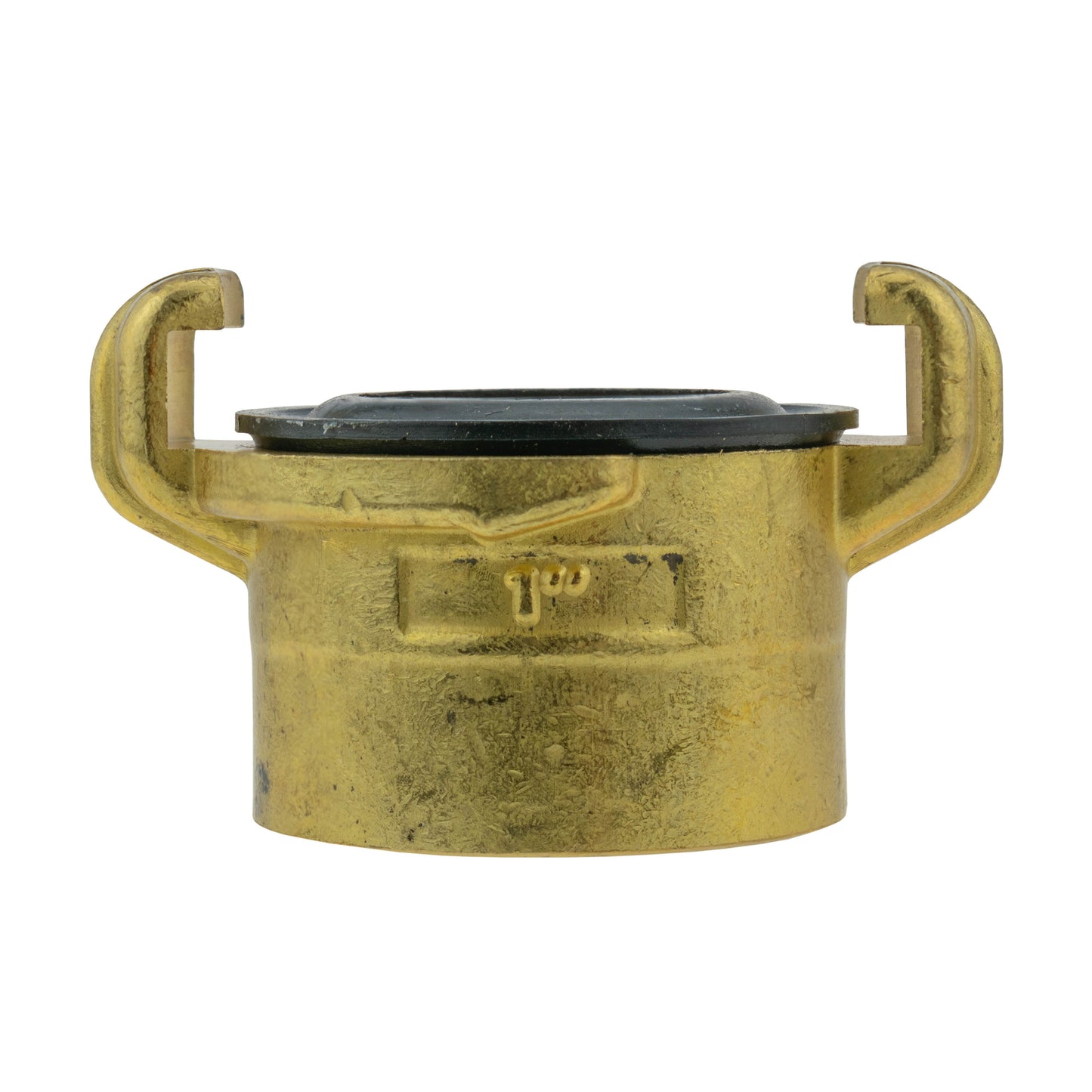 25mm MDPE Wall Flange Set Including Brass Bib Tap with Geka Claw Connector