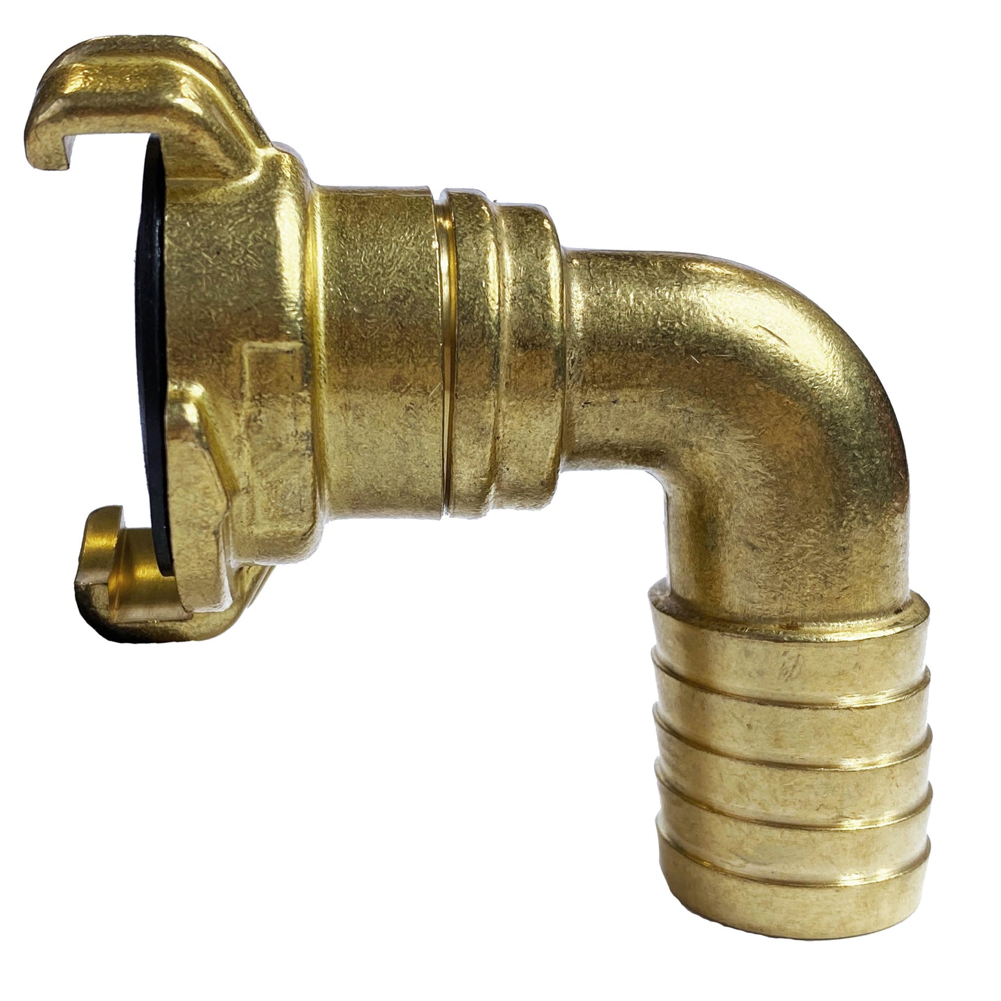 IBC 2" S60X6 Lid with 25mm Elbow Hose Tail Geka-Style Swivel Connector