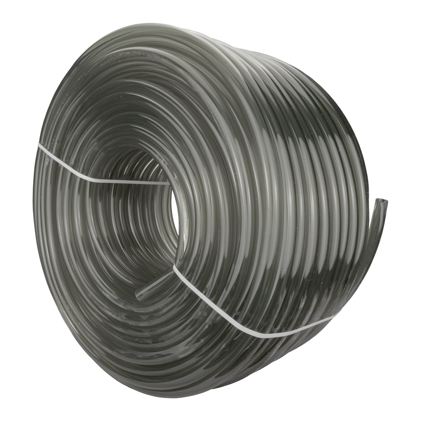 PVC Semi-Transparent Pipe Grey 12mm x 15mm