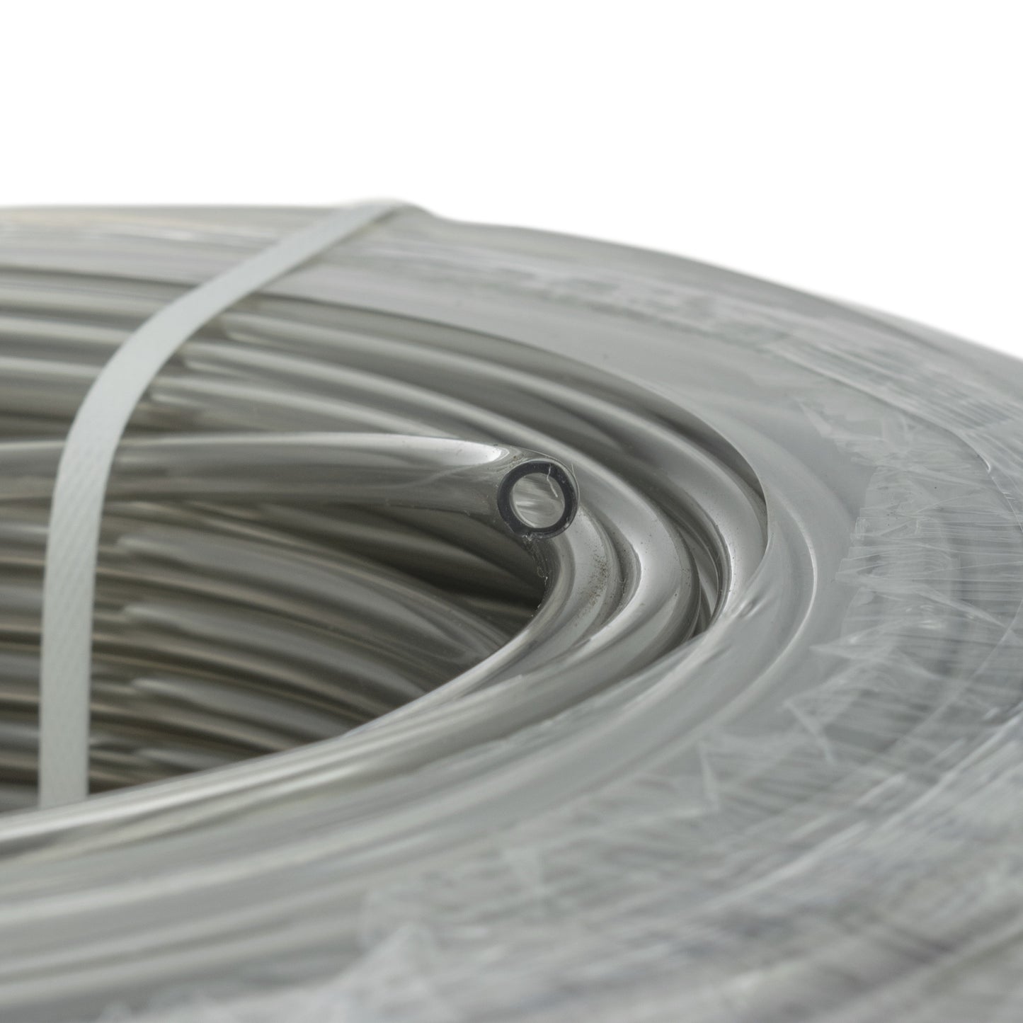 PVC Semi-Transparent Pipe Grey 4mm x 6mm