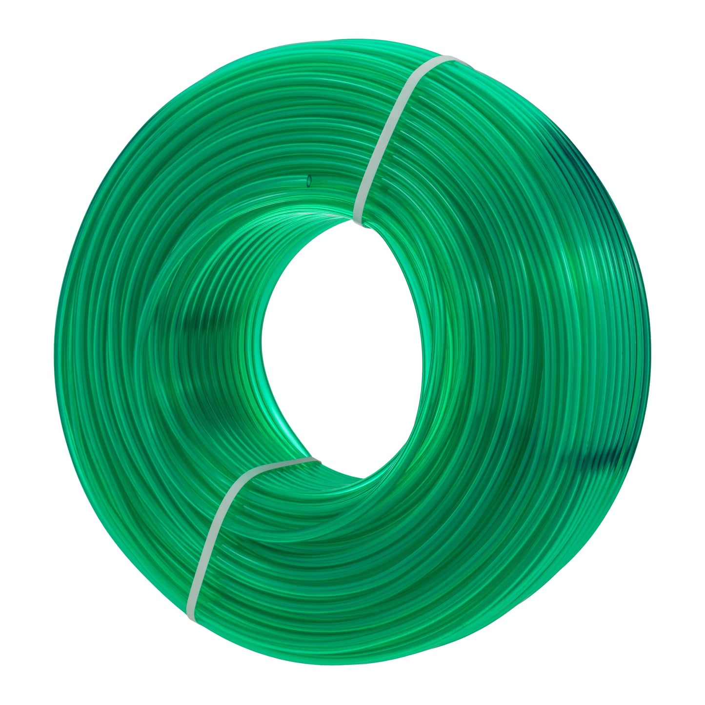 PVC Semi-Transparent Pipe Green 12mm x 15mm