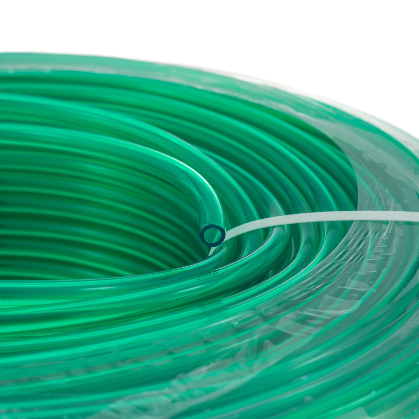 PVC Semi-Transparent Pipe Green 4mm x 6mm