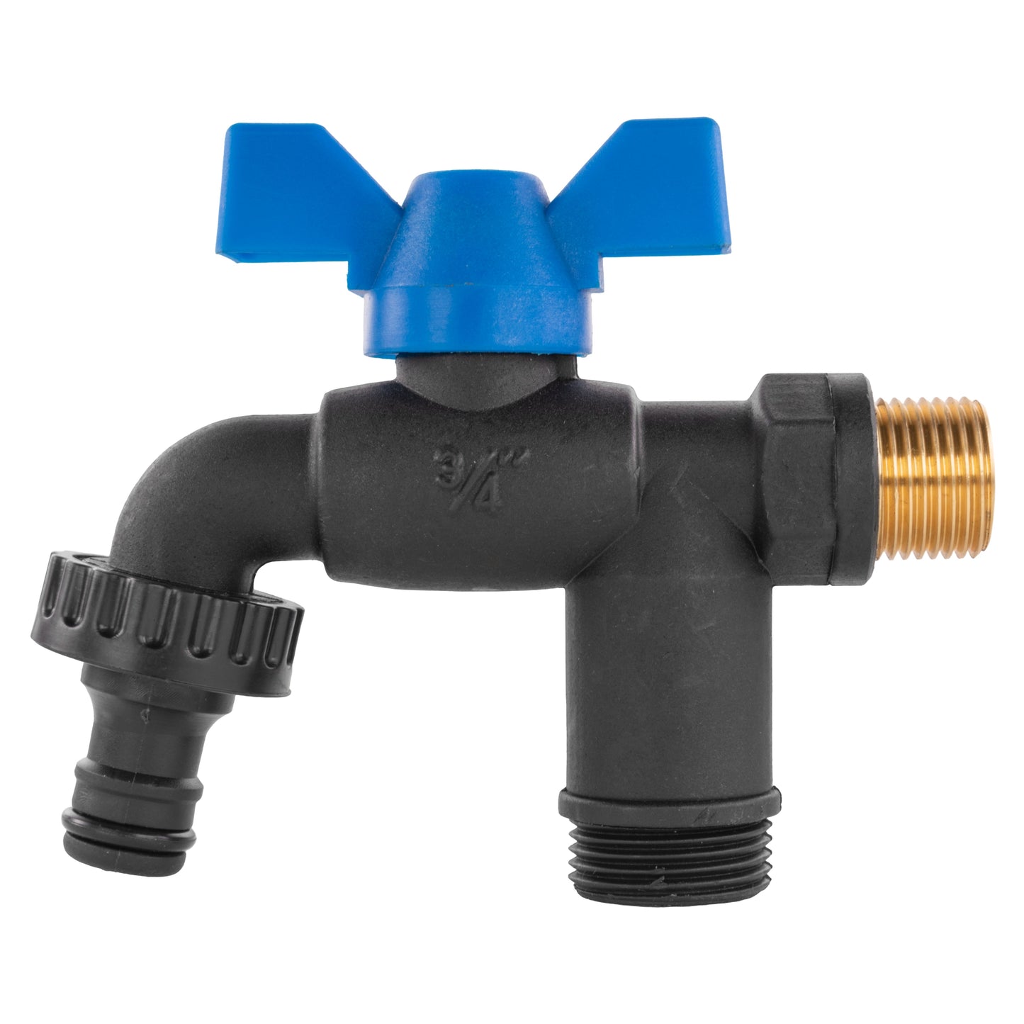 1/2" BSP Male Garden Bib Tap with Double Outlet