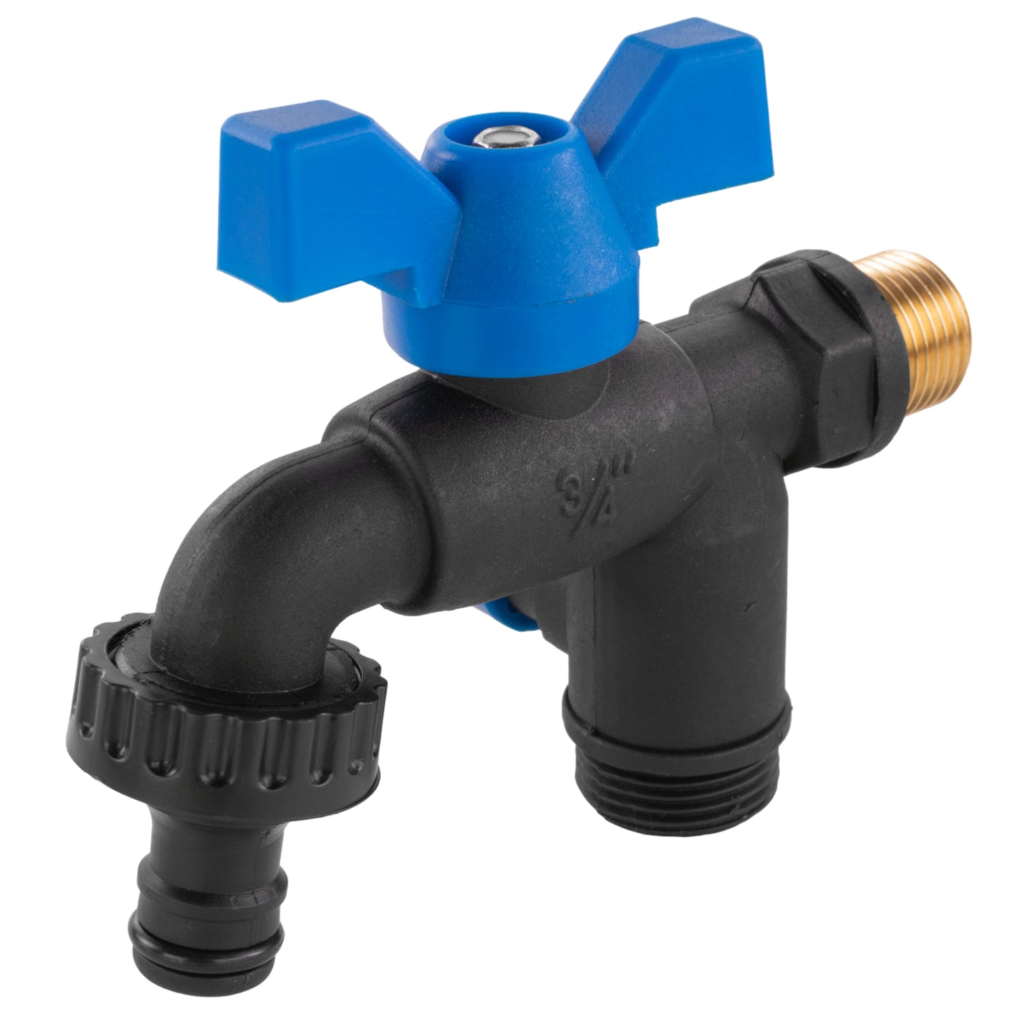 1/2" BSP Male Garden Bib Tap with Double Outlet