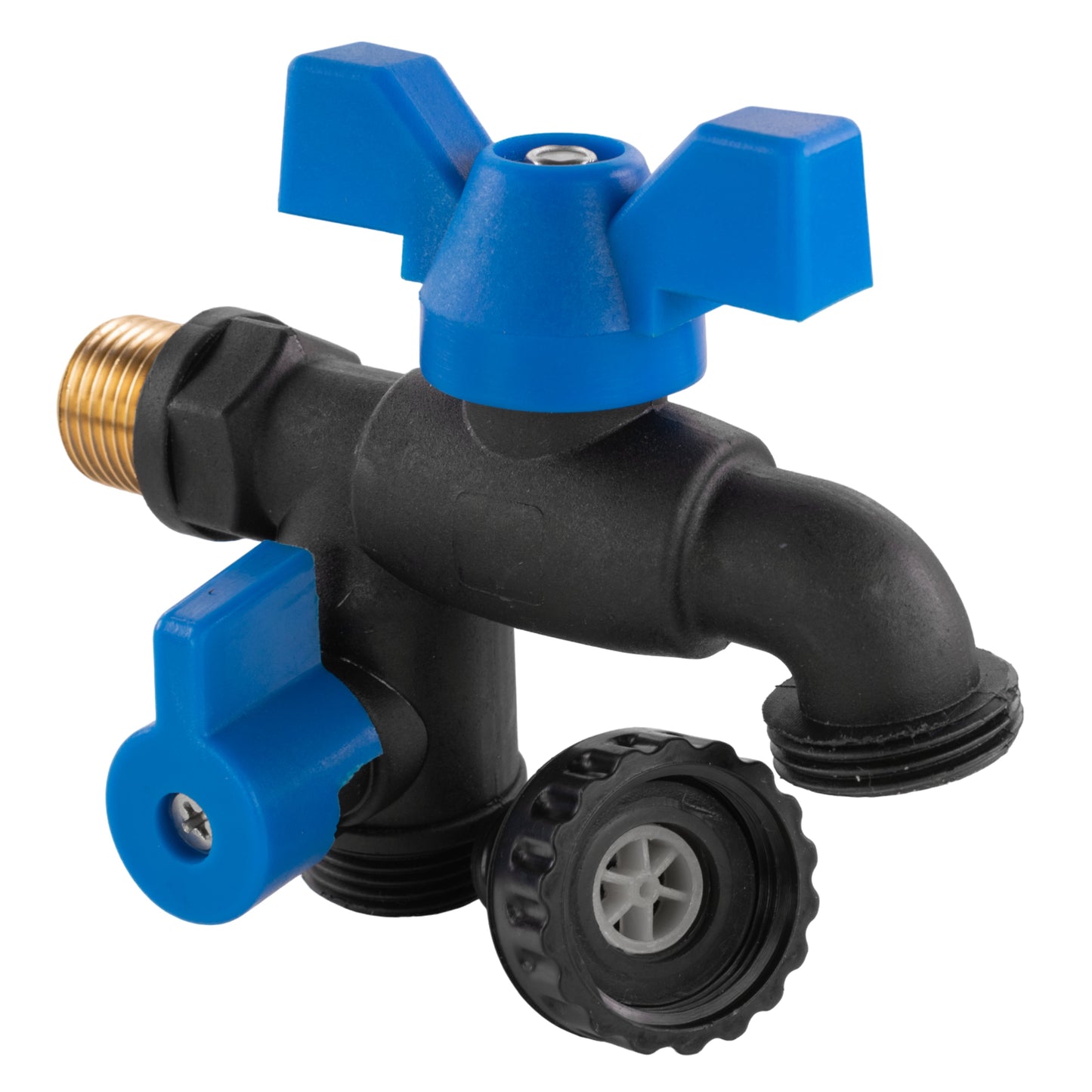 1/2" BSP Male Garden Bib Tap with Double Outlet