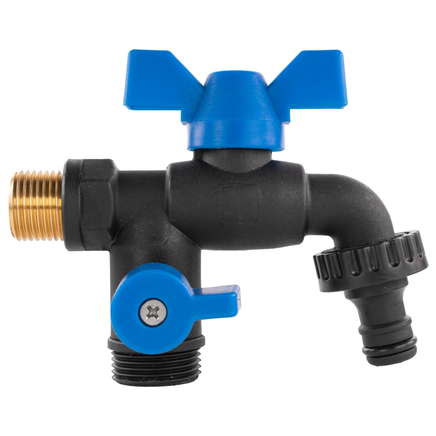 1/2" BSP Male Garden Bib Tap with Double Outlet