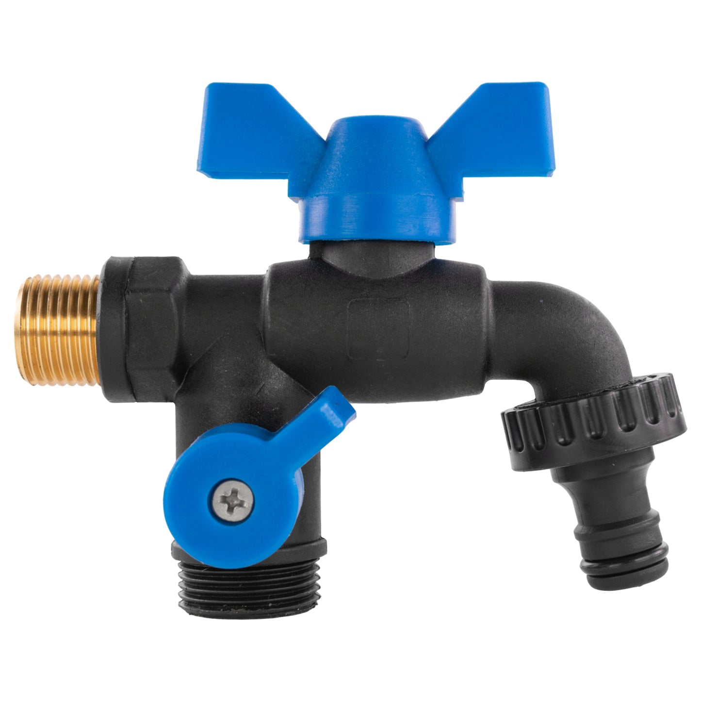 1/2" BSP Male Garden Bib Tap with Double Outlet