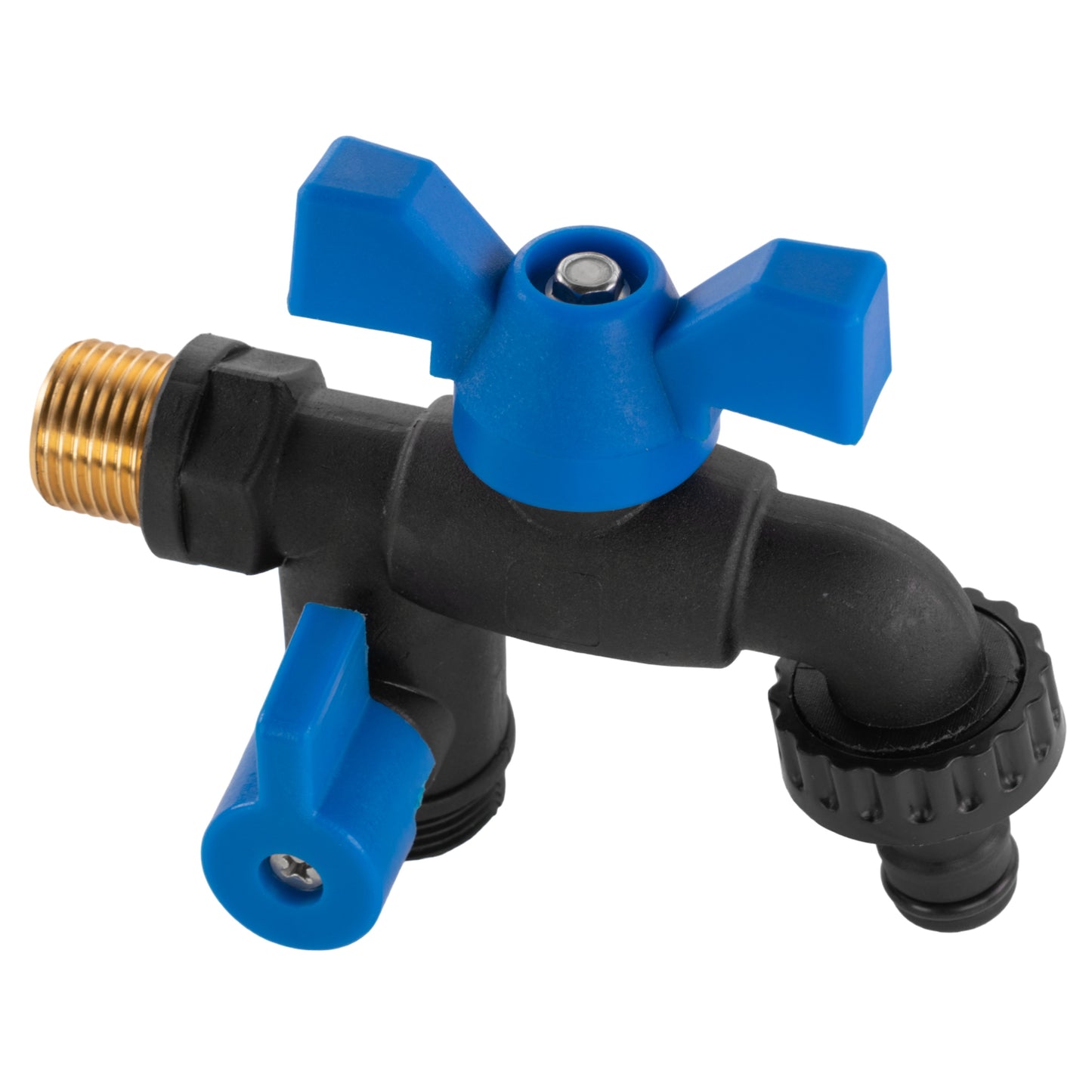 1/2" BSP Male Garden Bib Tap with Double Outlet