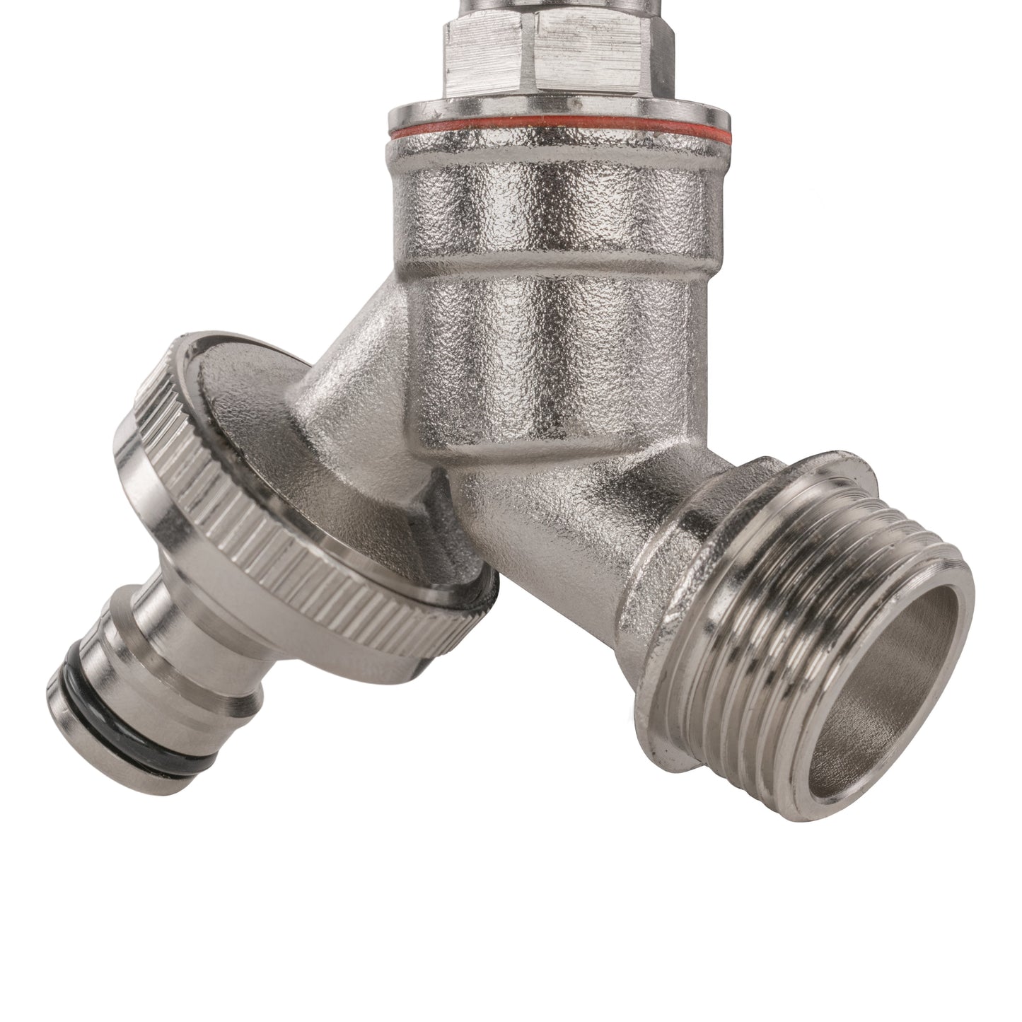 ½" Water Butt Set with Nickel-Plated Tap & Quick-Connect Outlet + Drill Bit
