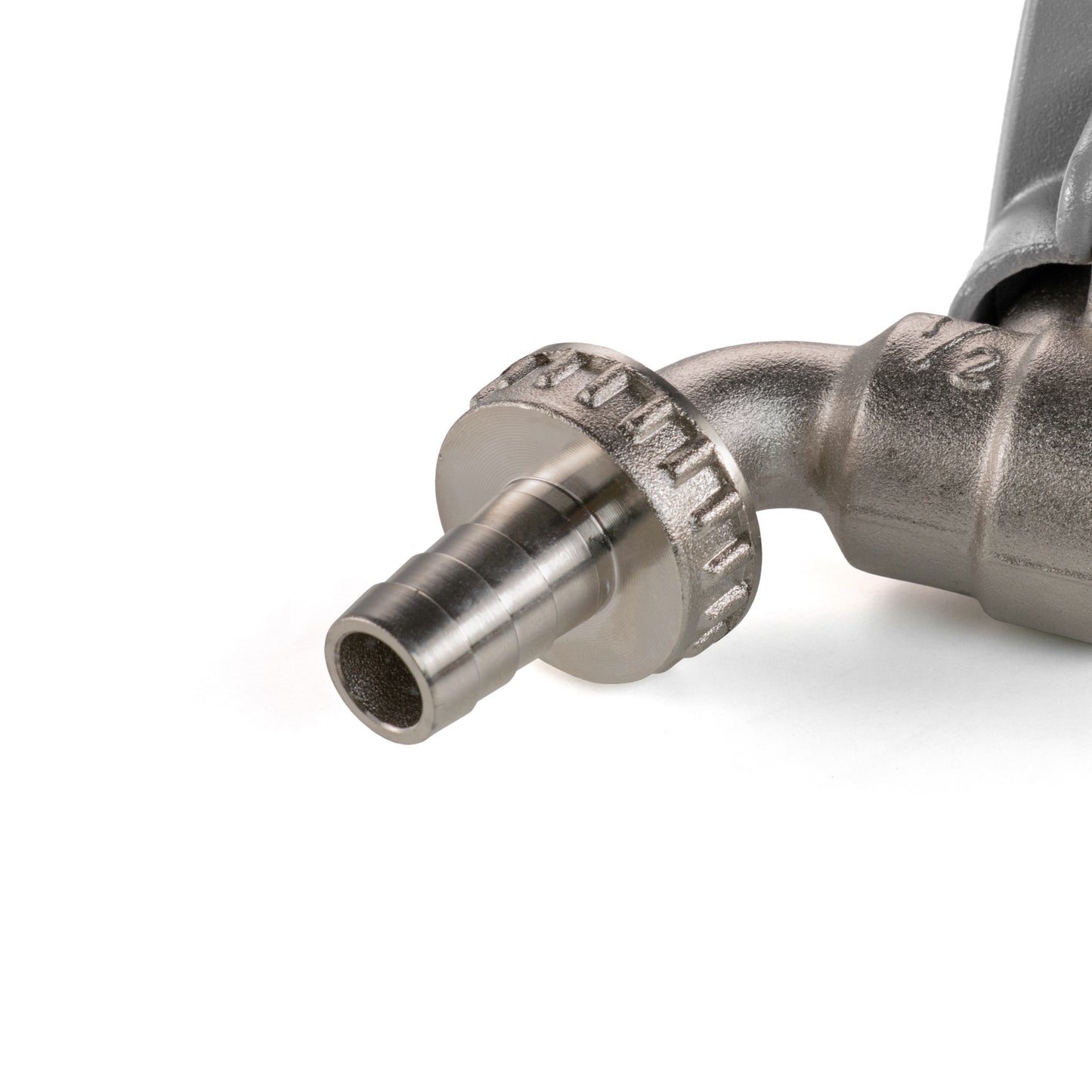 IBC Tank Adapter 2" S60X6 to 1/2" BSP with Side-Lock Lever Tap and Hose Barb