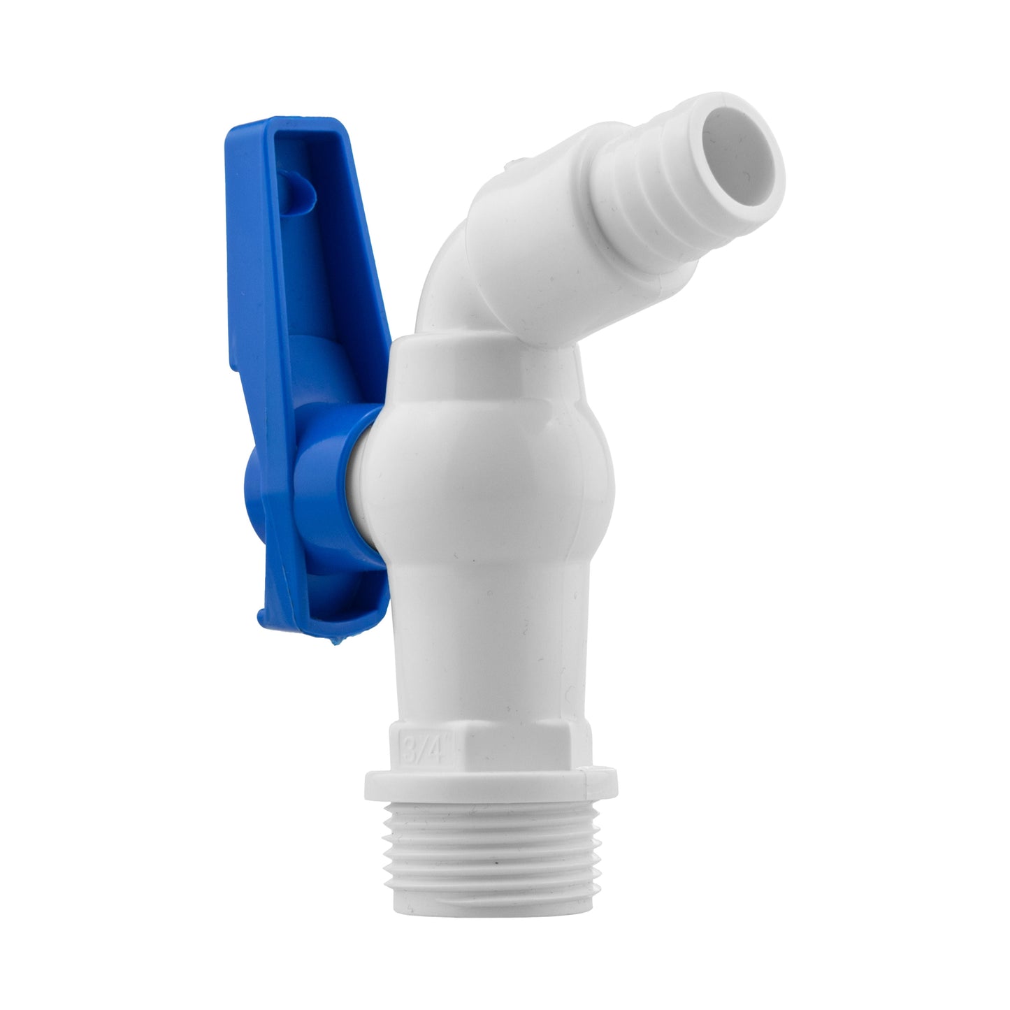 IBC 2" S60X6 Lid with White and Blue Plastic Valve