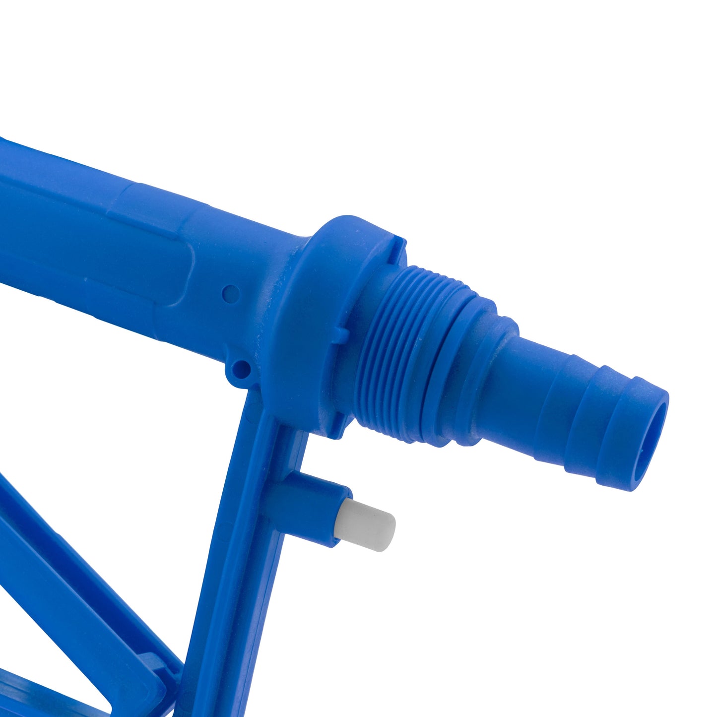 Blue 3/4" Barb Inlet Fuel Gun – Metal Outlet