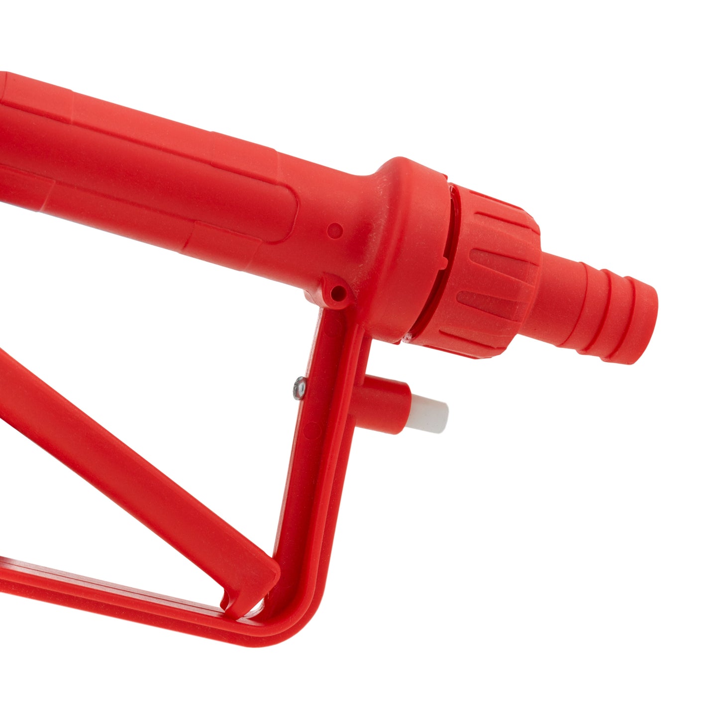 Red 3/4" Barb Inlet Fuel Gun – Metal Outlet