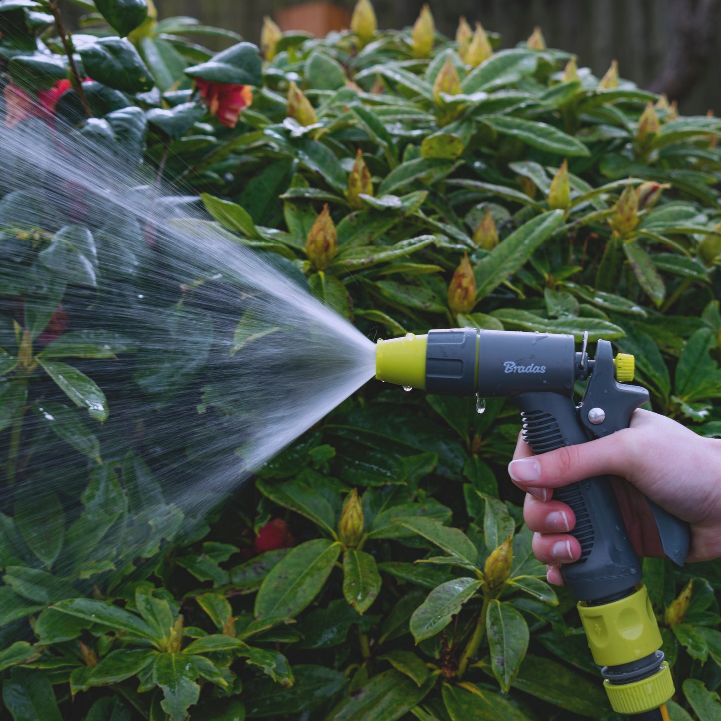 Lime Adjustable Spray Pattern Garden Hose Gun