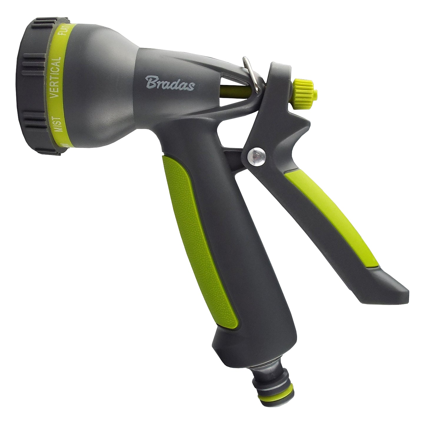 Lime Multi‑Pattern Adjustable Garden Hose Spray Gun