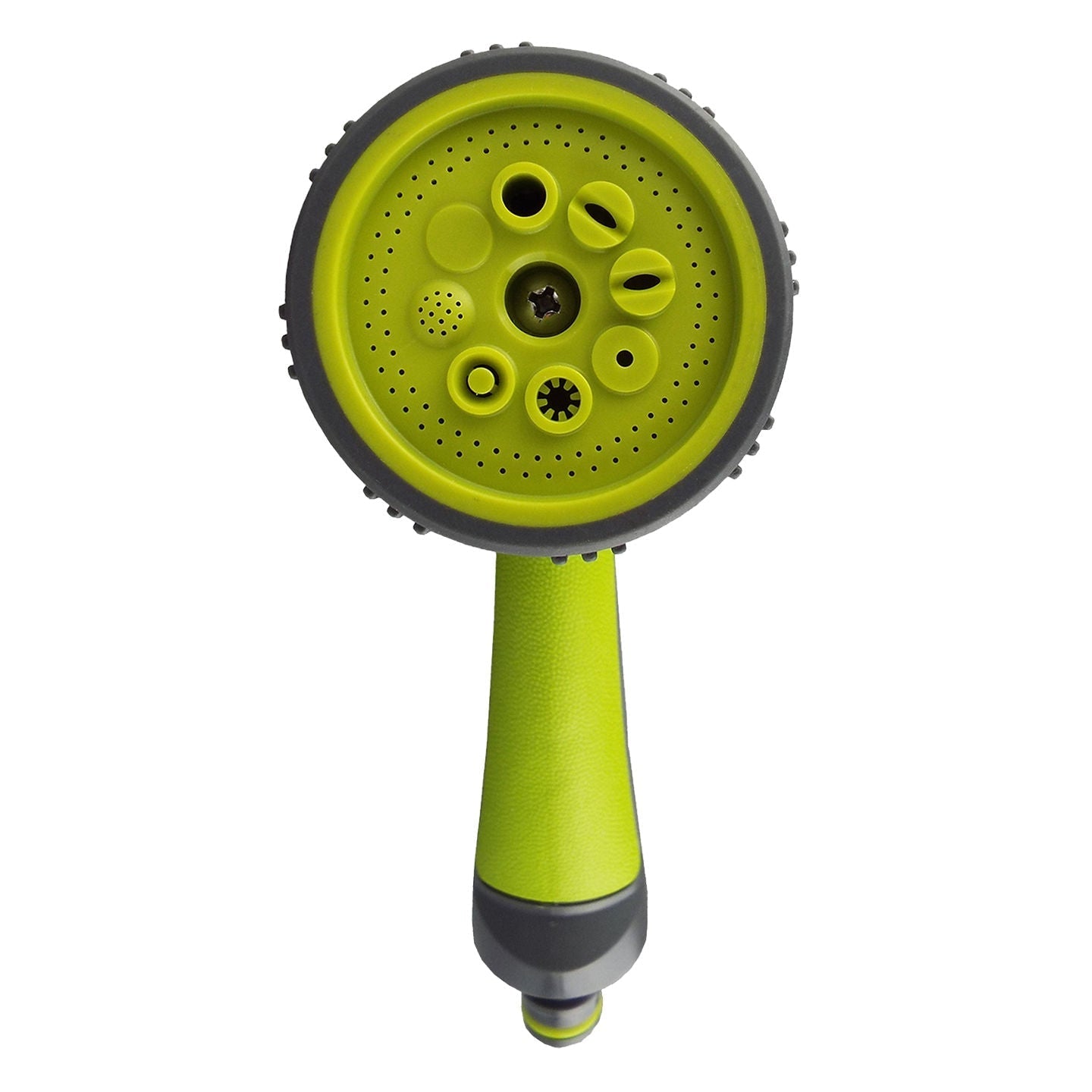 Lime Multi‑Pattern Adjustable Garden Hose Spray Gun