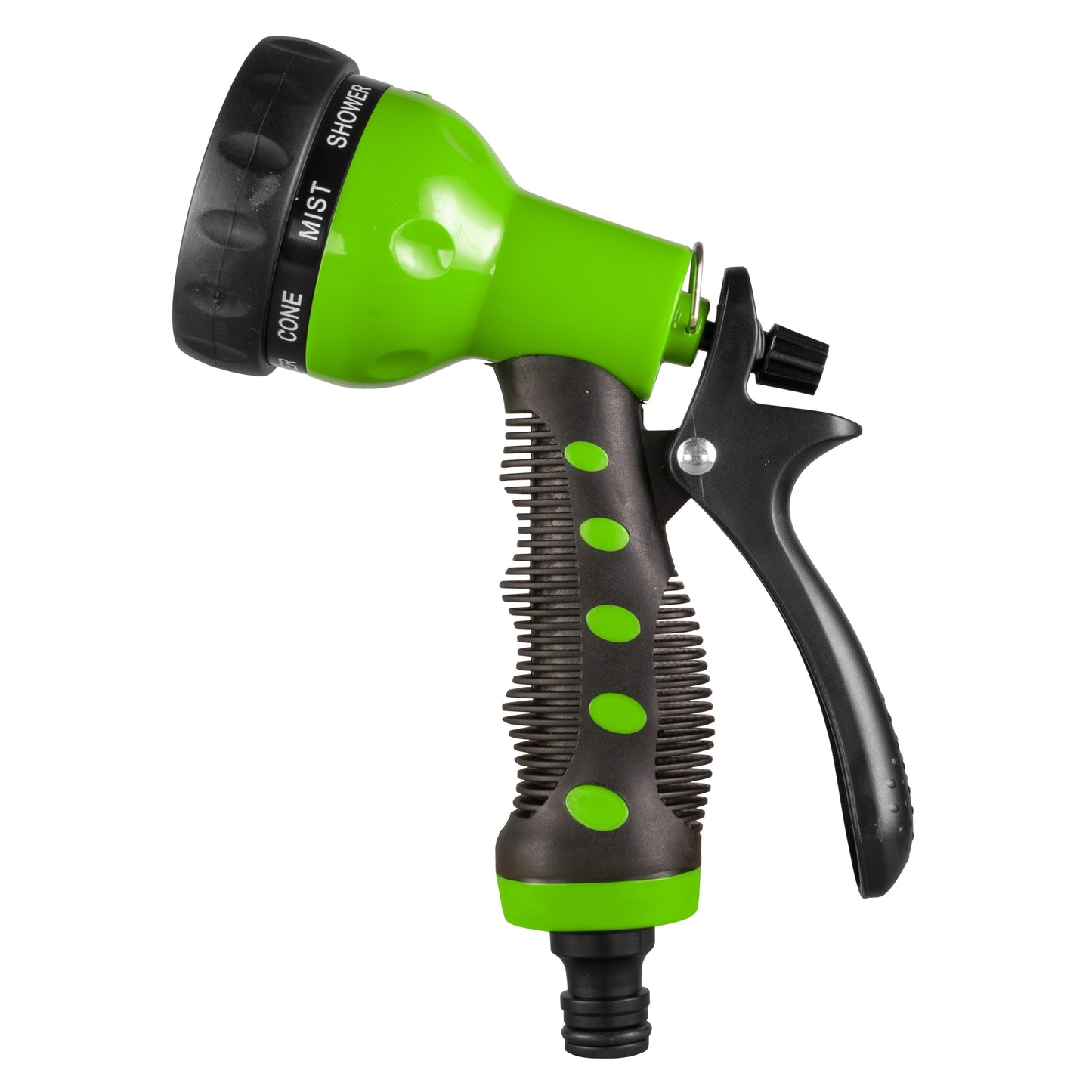 Cost Wise Hose Gun Water Sprayer with Adjustable 8-Pattern Nozzle, Green