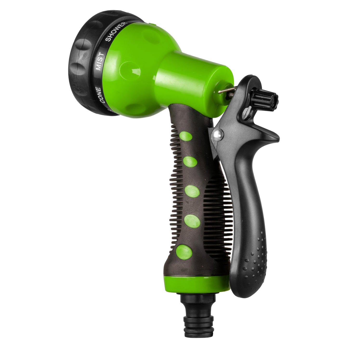 Cost Wise Hose Gun Water Sprayer with Adjustable 8-Pattern Nozzle, Green