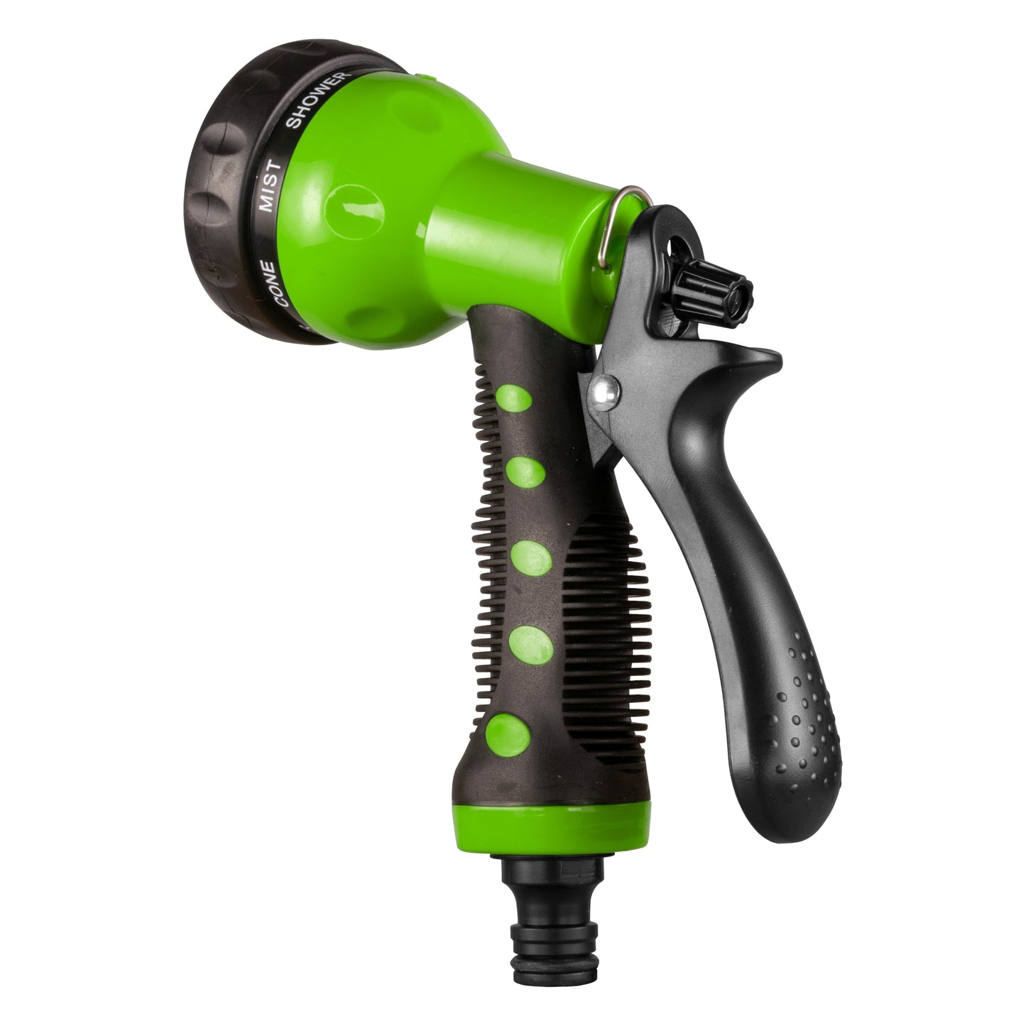 Cost Wise Hose Gun Water Sprayer with Adjustable 8-Pattern Nozzle, Green