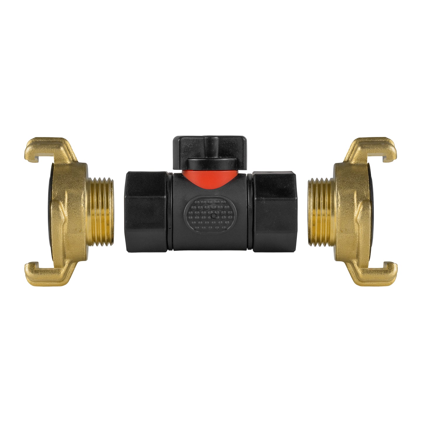 BSPF In-Line Valve with 2 x Geka Style Couplings