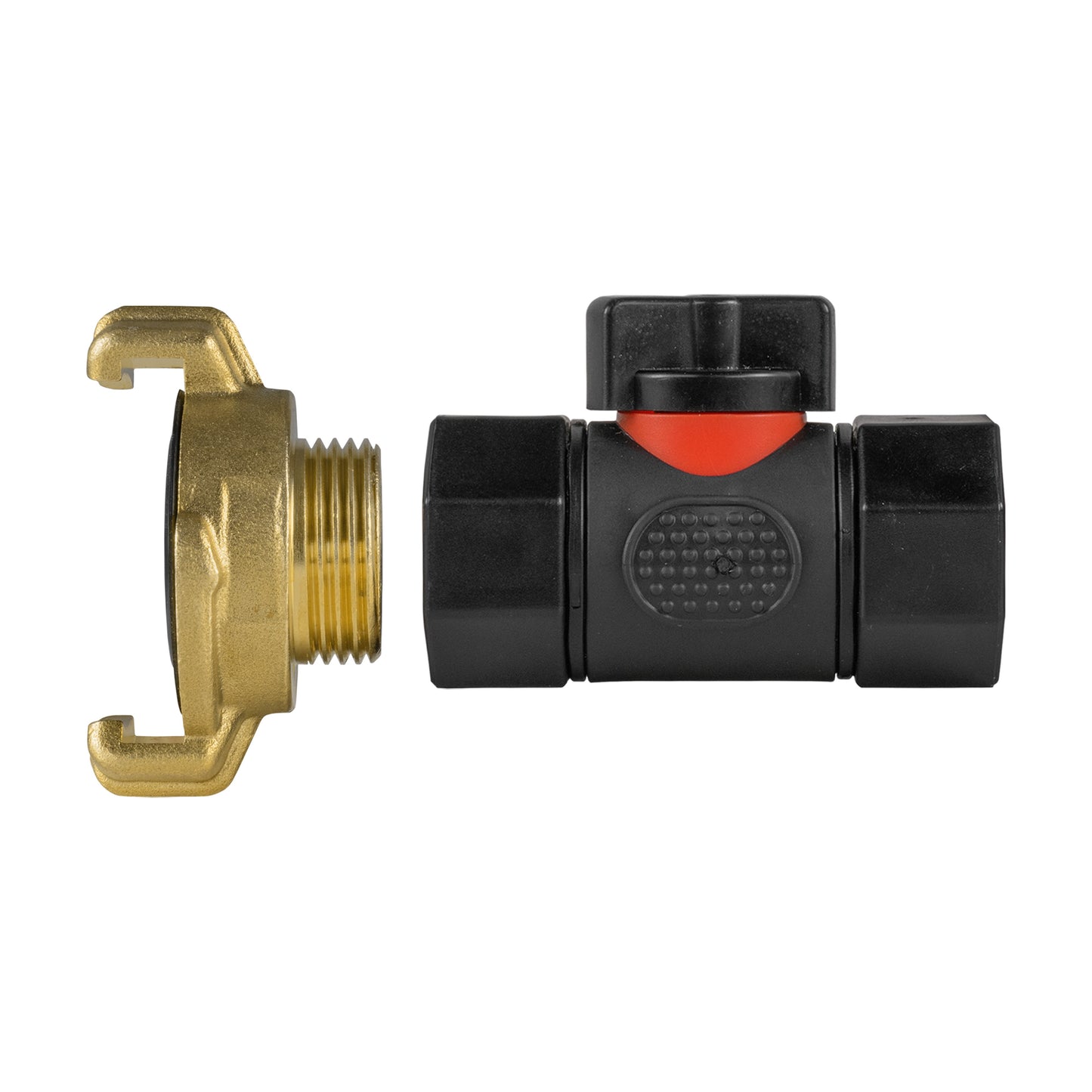 Geka Style Coupling with Inline BSPF Threaded Valve
