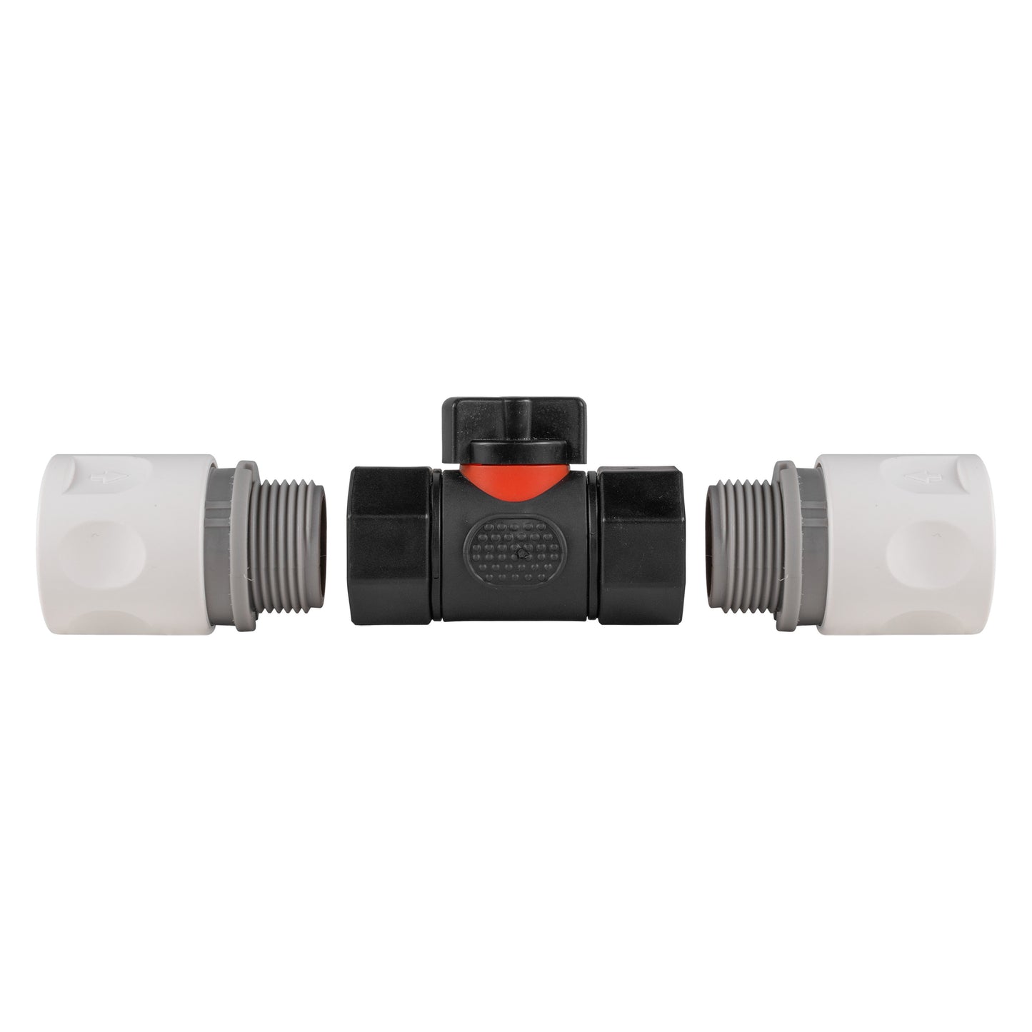 Dual Hose Quick-Connect Set with In-Line BSPF Control Valve