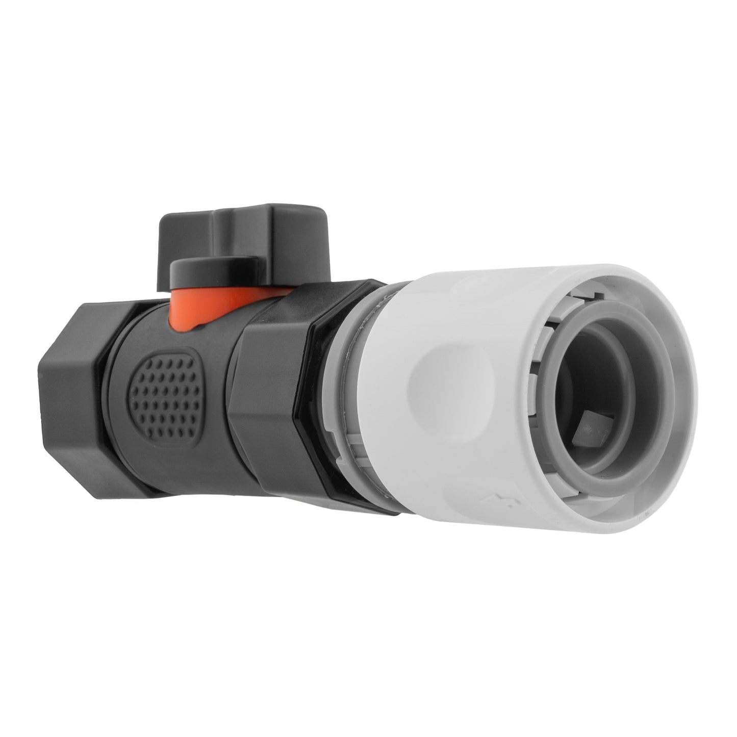 WL Hose Fitting with Integrated BSPF In-Line Valve