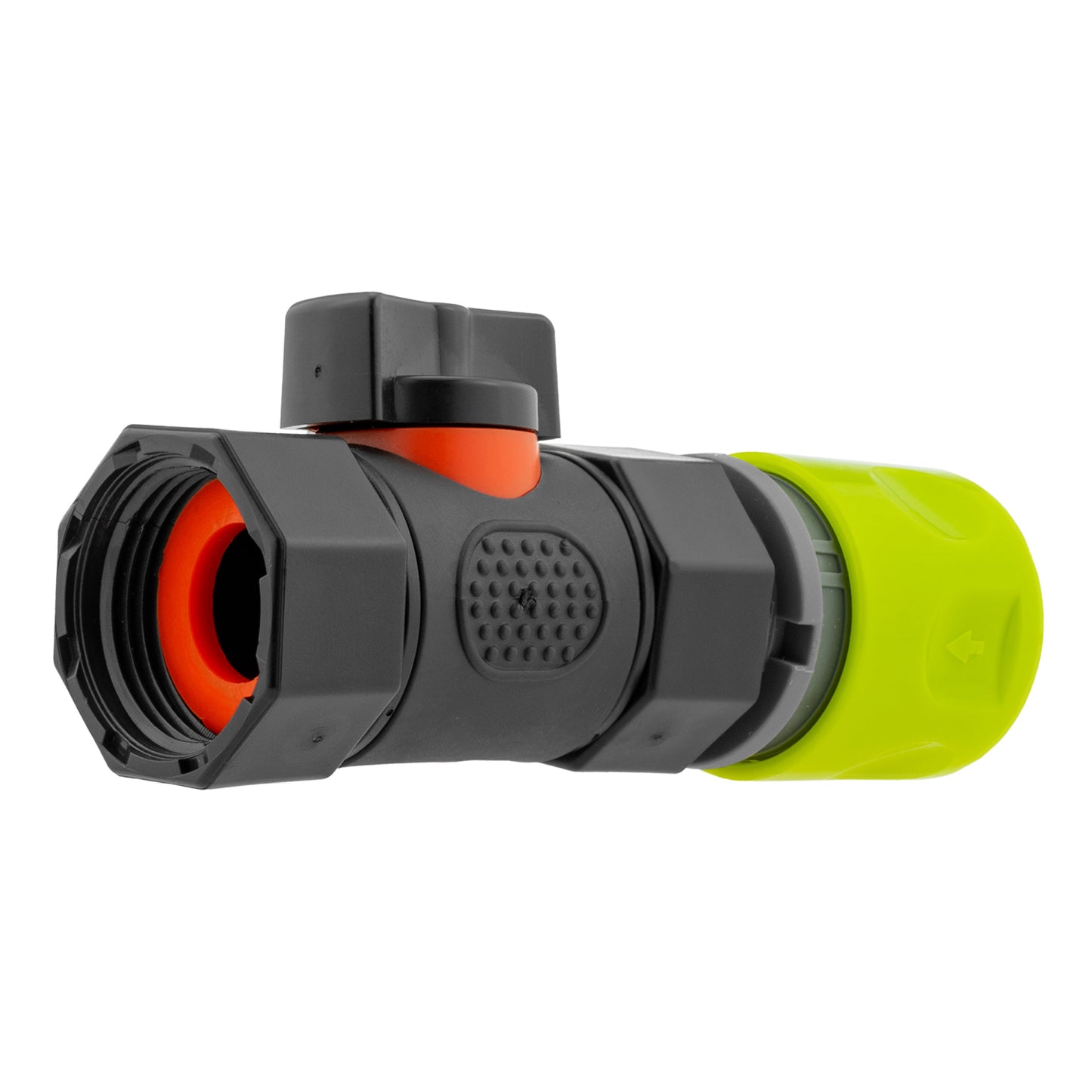 Lime Hose Connector with In-Line BSPF Threaded Tap Valve