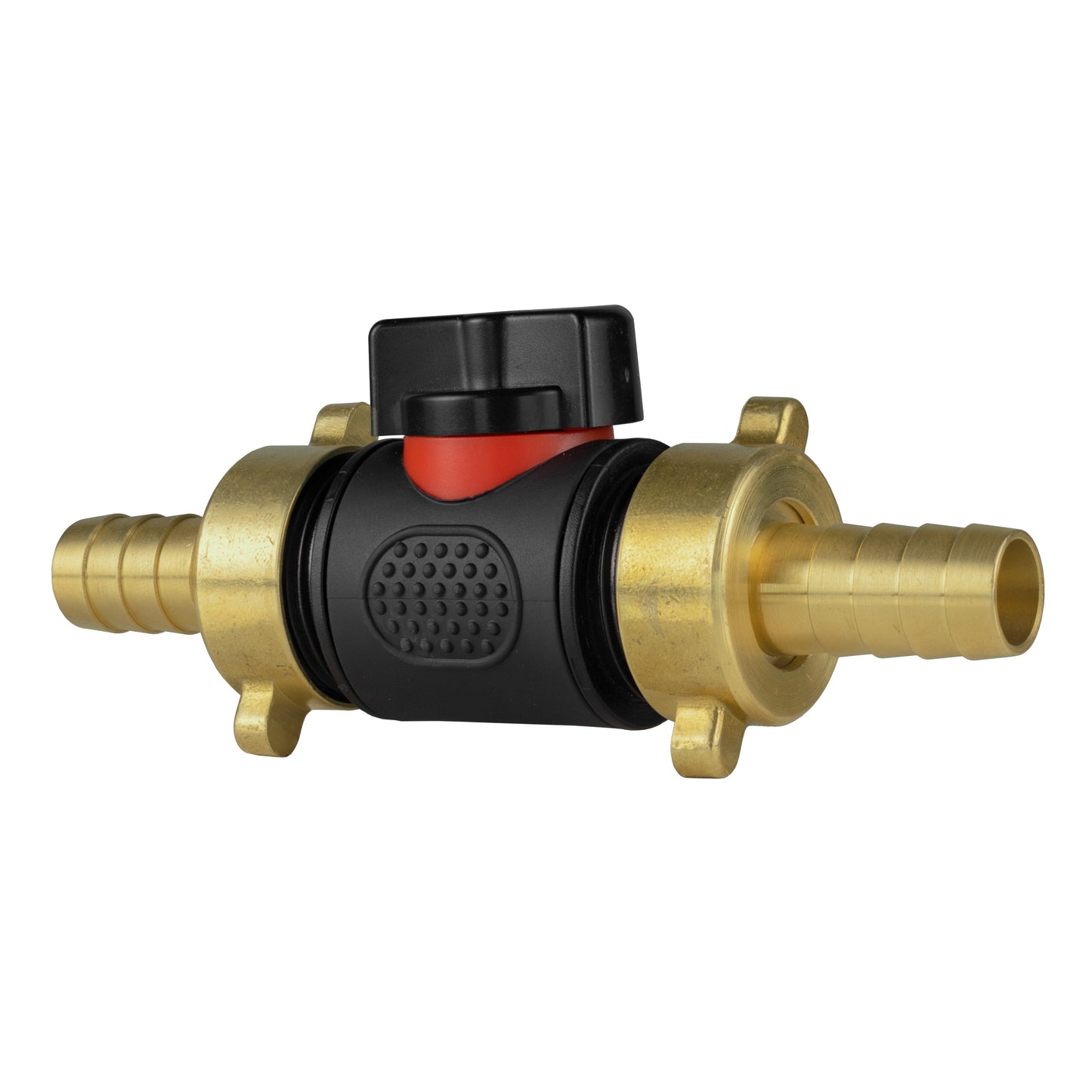 BSPM In-Line Valve with Twin 13mm Brass Hose Tail Fittings