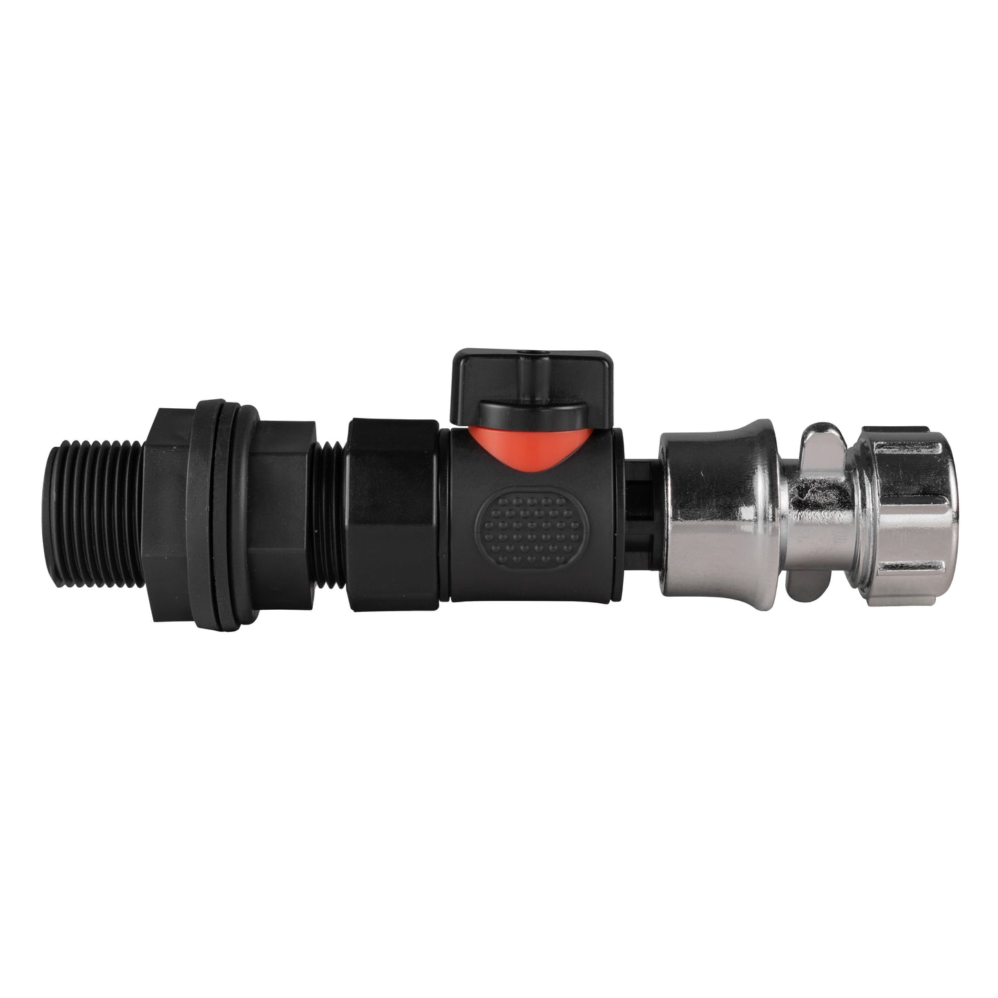 Zinc Hose Connector & Quick Connect Valve for Water Butt – 3/4" BSP to BSPF