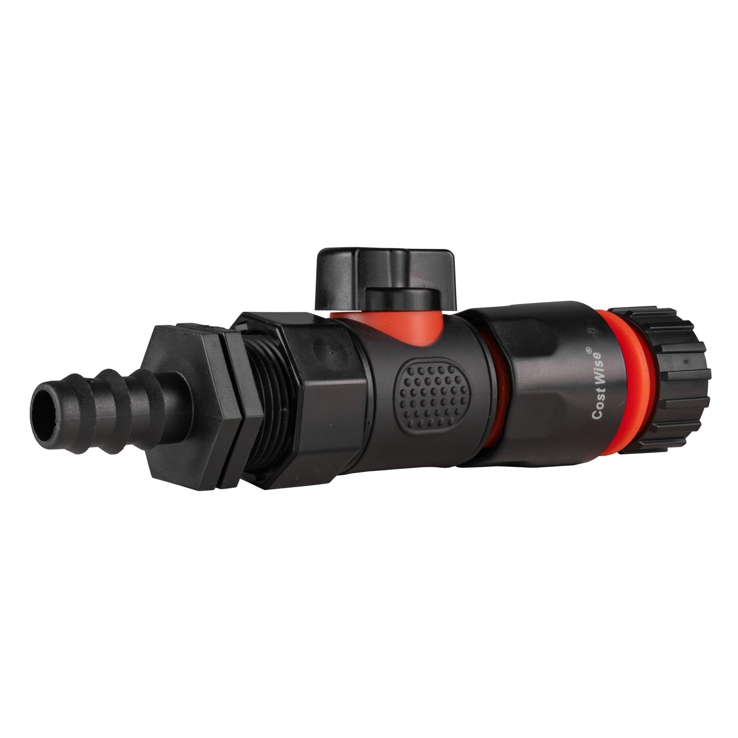 16mm Barb Joiner with BSPF Quick Connect Valve & 4mm Micro Barb Hose Connector