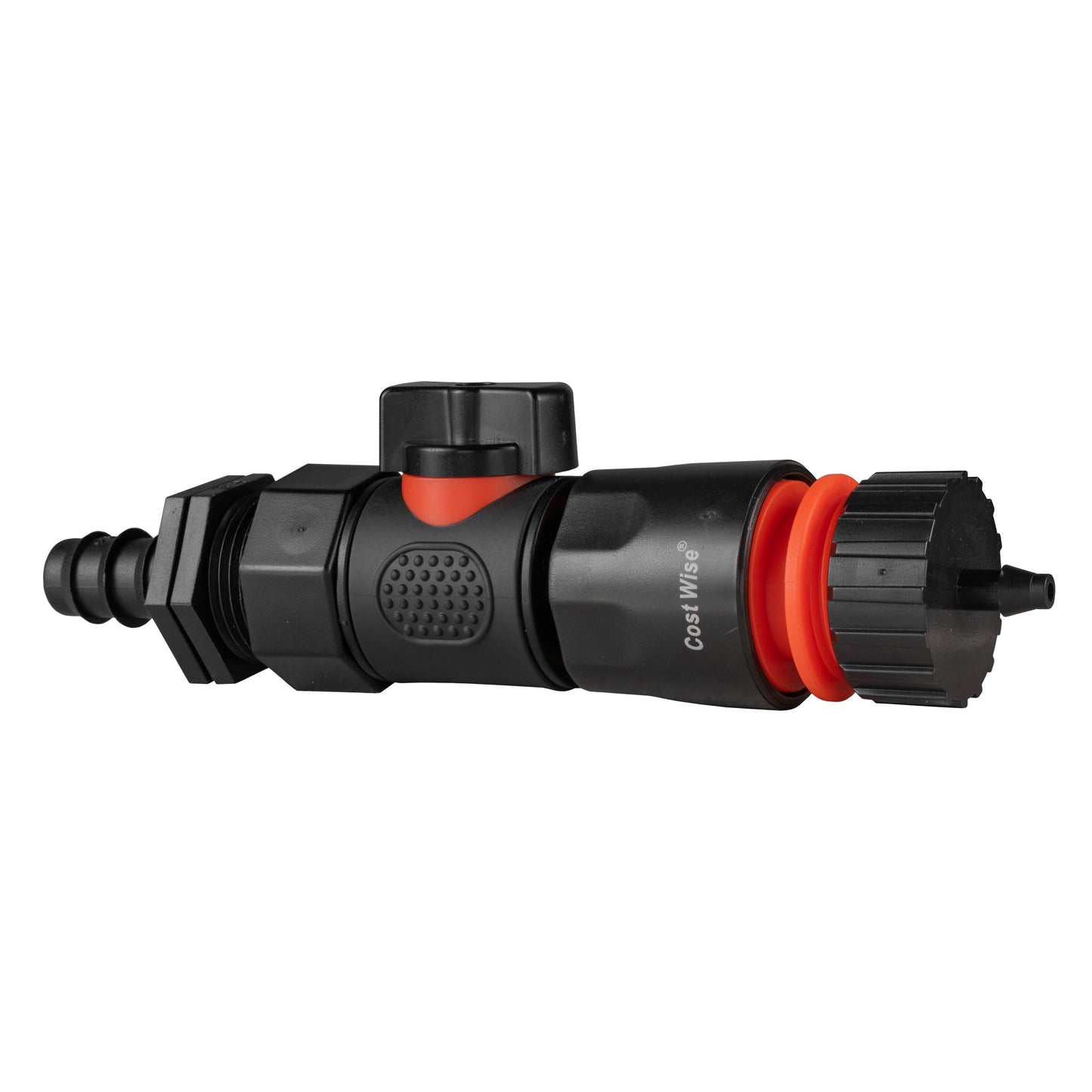 16mm Barb Joiner with BSPF Quick Connect Valve & 4mm Micro Barb Hose Connector