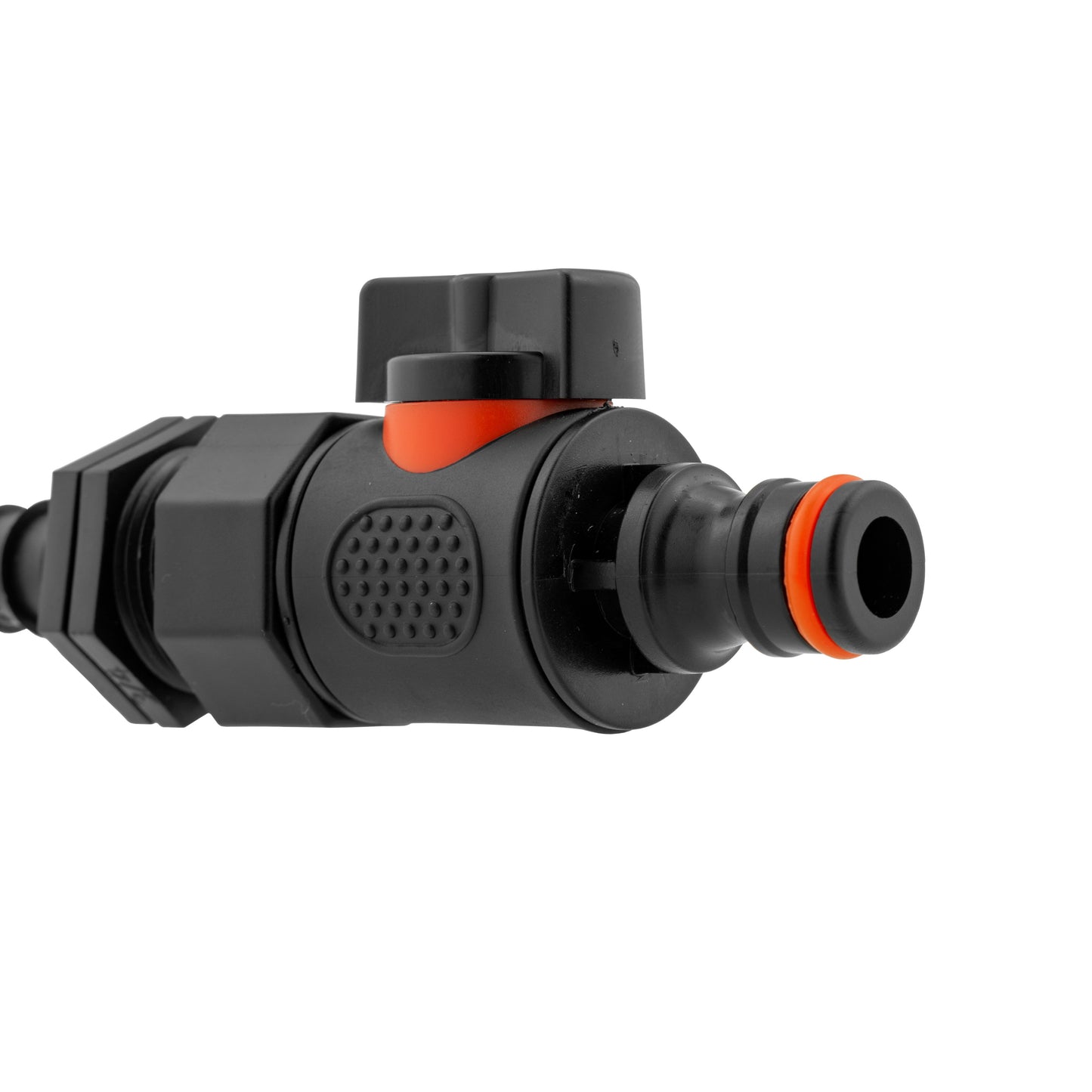 16mm Hose Barb Connector with 3/4" BSP Female Thread and Quick-Connect Male Valve