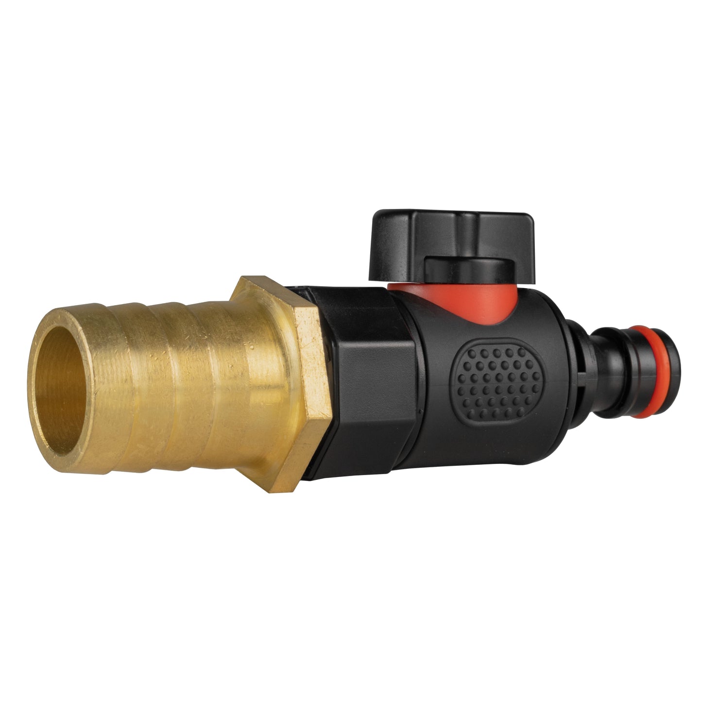 25mm Brass Hose Barb with Female BSP Thread & Male Quick Connect Valve