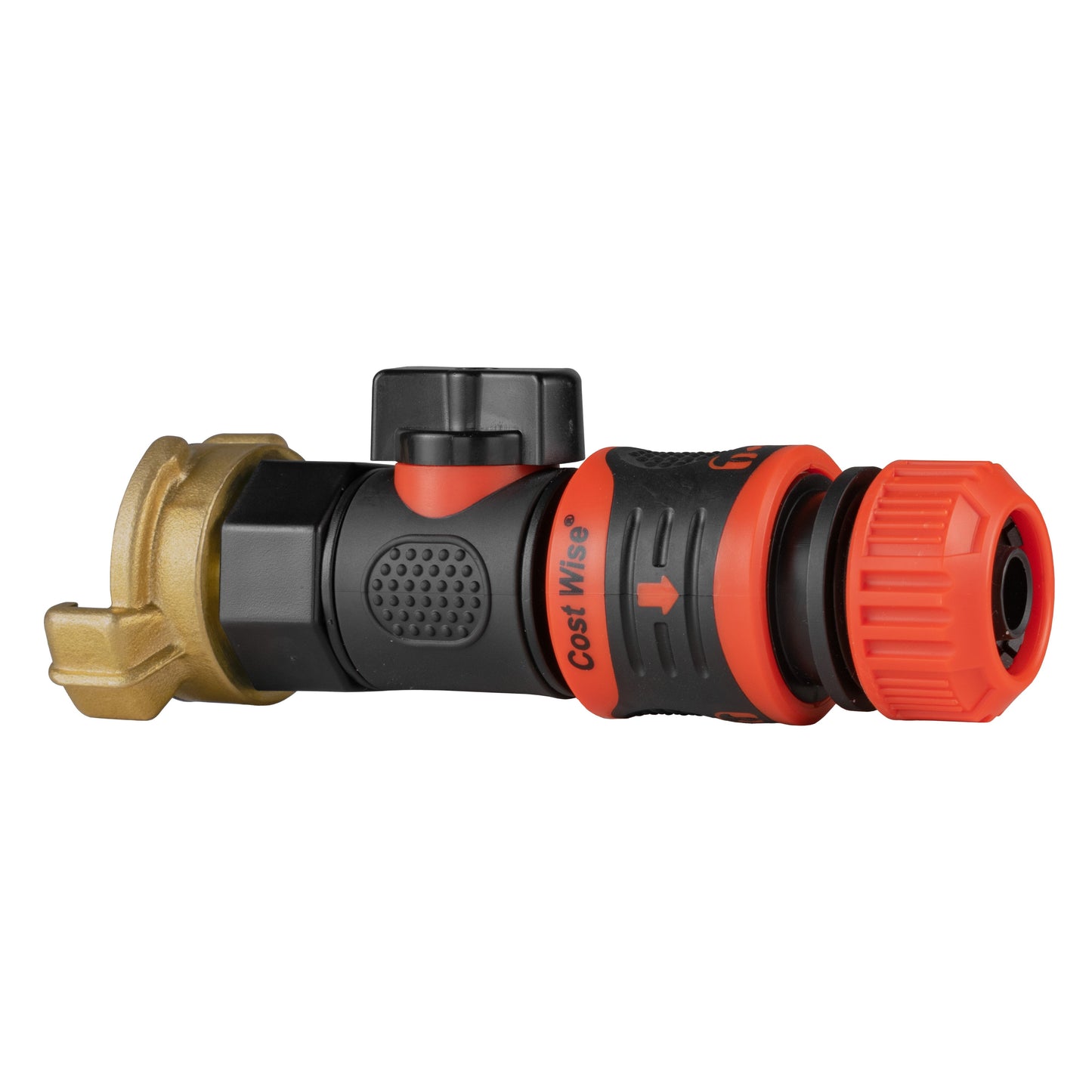 Geka-Type Fitting with BSPF Quick Connect Valve & Click-Lock Hose Connector