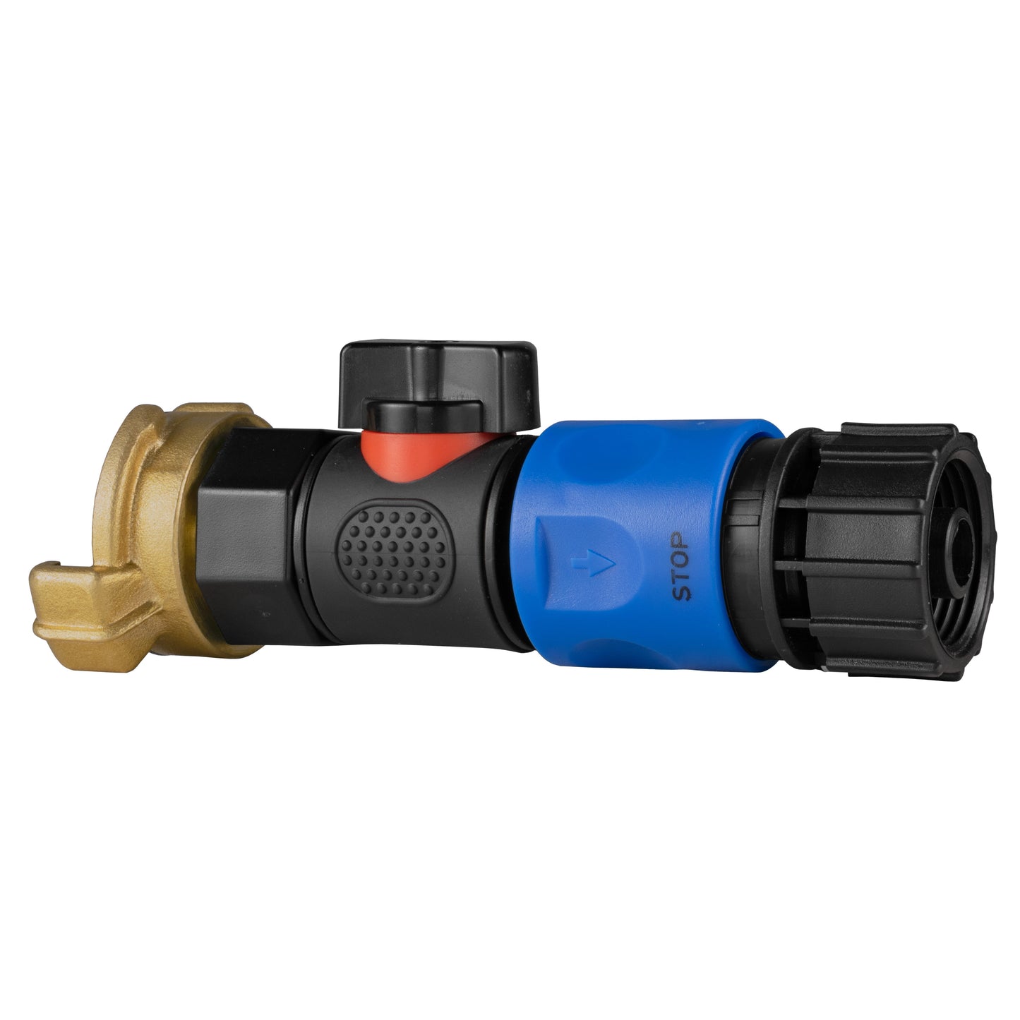 Geka-Type Connector with BSPF Quick Connect Valve & ¾" BSPF Hose Connector
