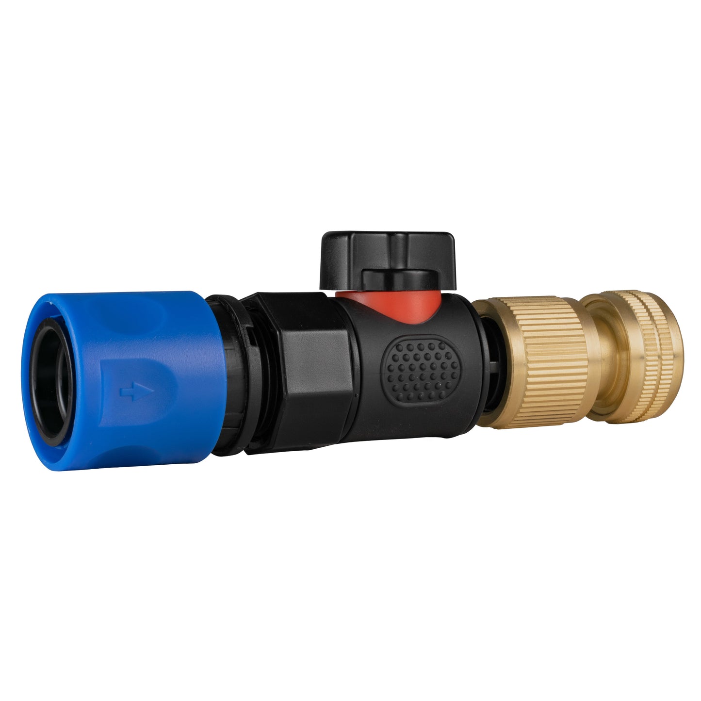 Blue Hose Connector with BSPF Thread – Quick Connect Valve and Brass Coupling