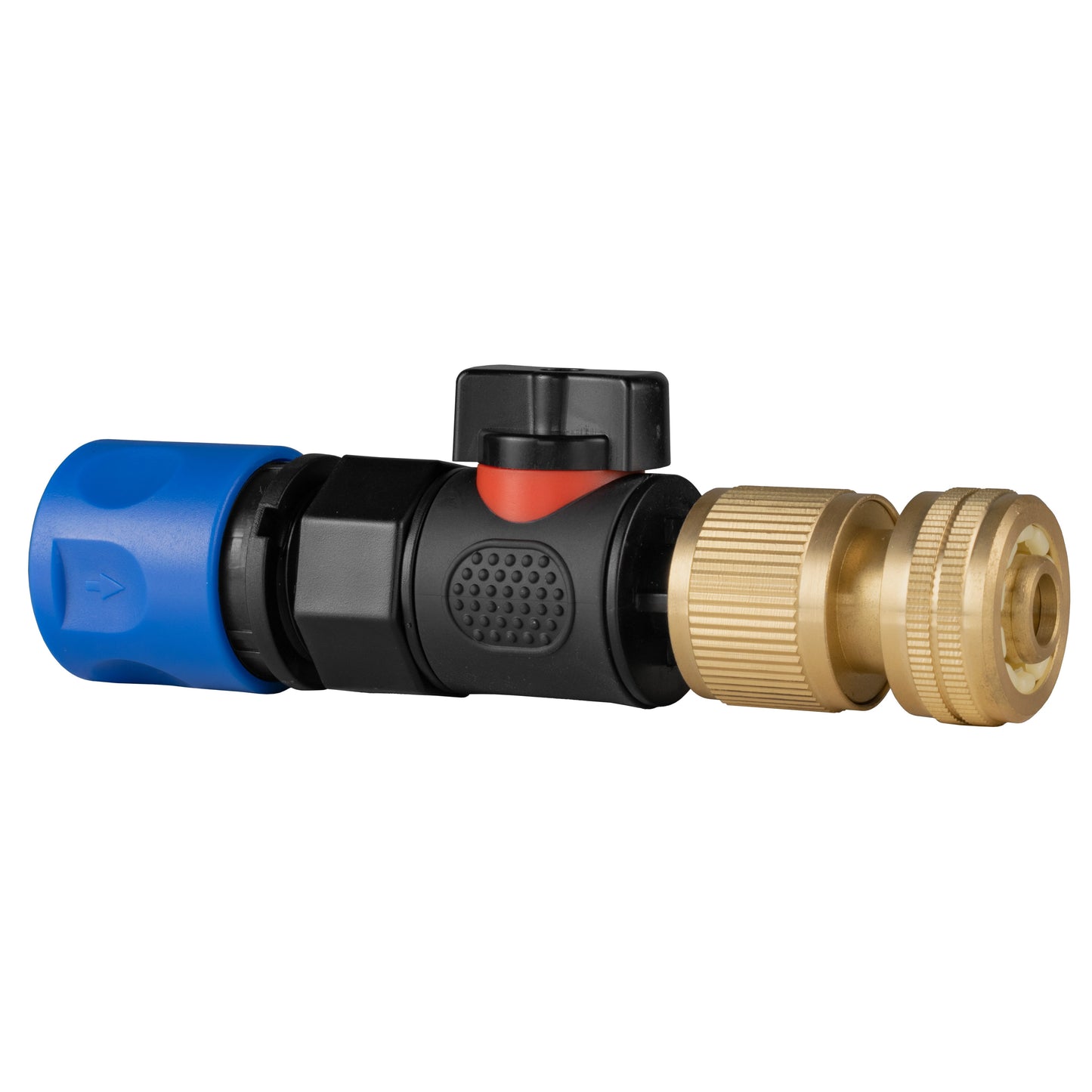 Blue Hose Connector with BSPF Thread – Quick Connect Valve and Brass Coupling