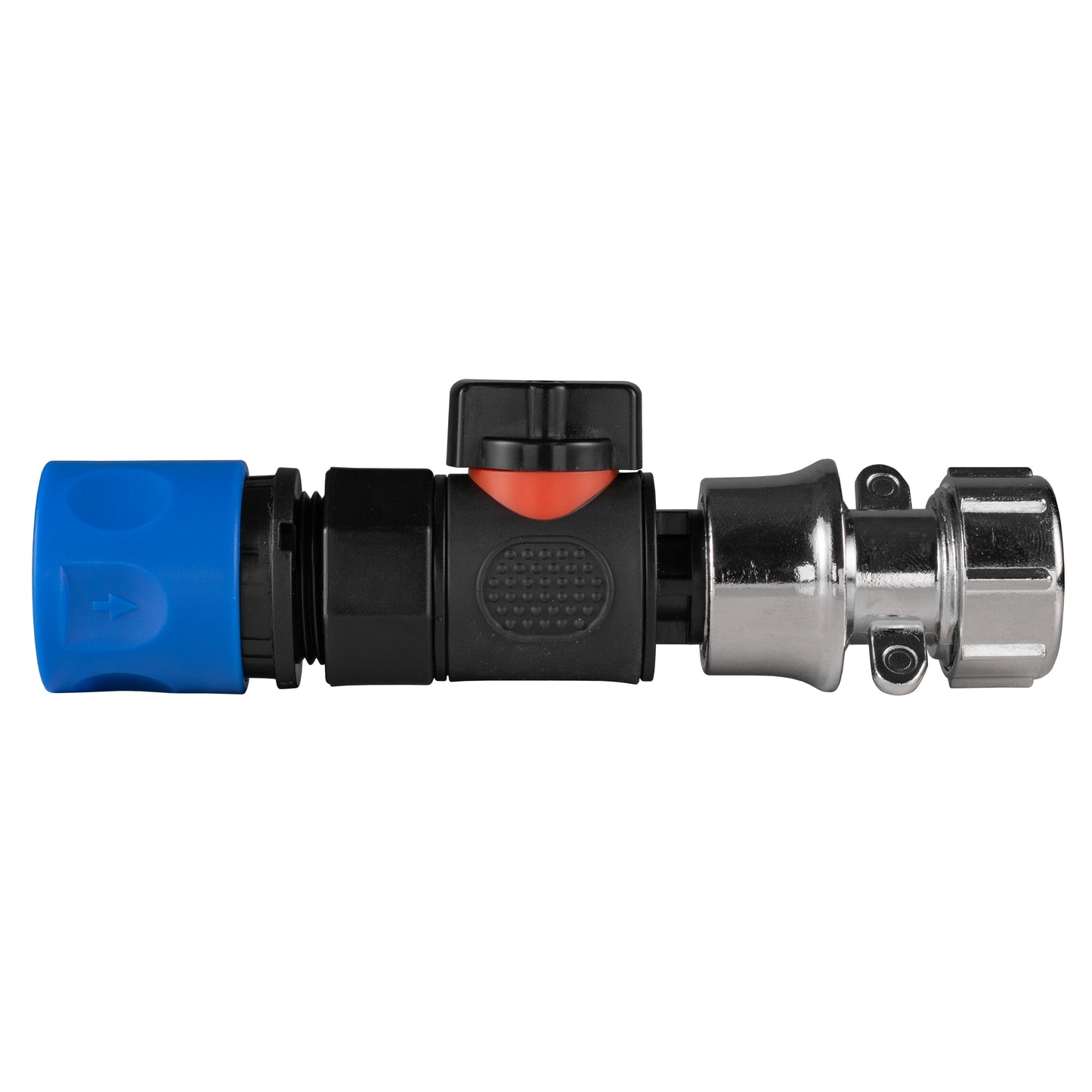 BSPF Quick Connect Valve with Blue Hose Connector & Zinc Hose Fitting