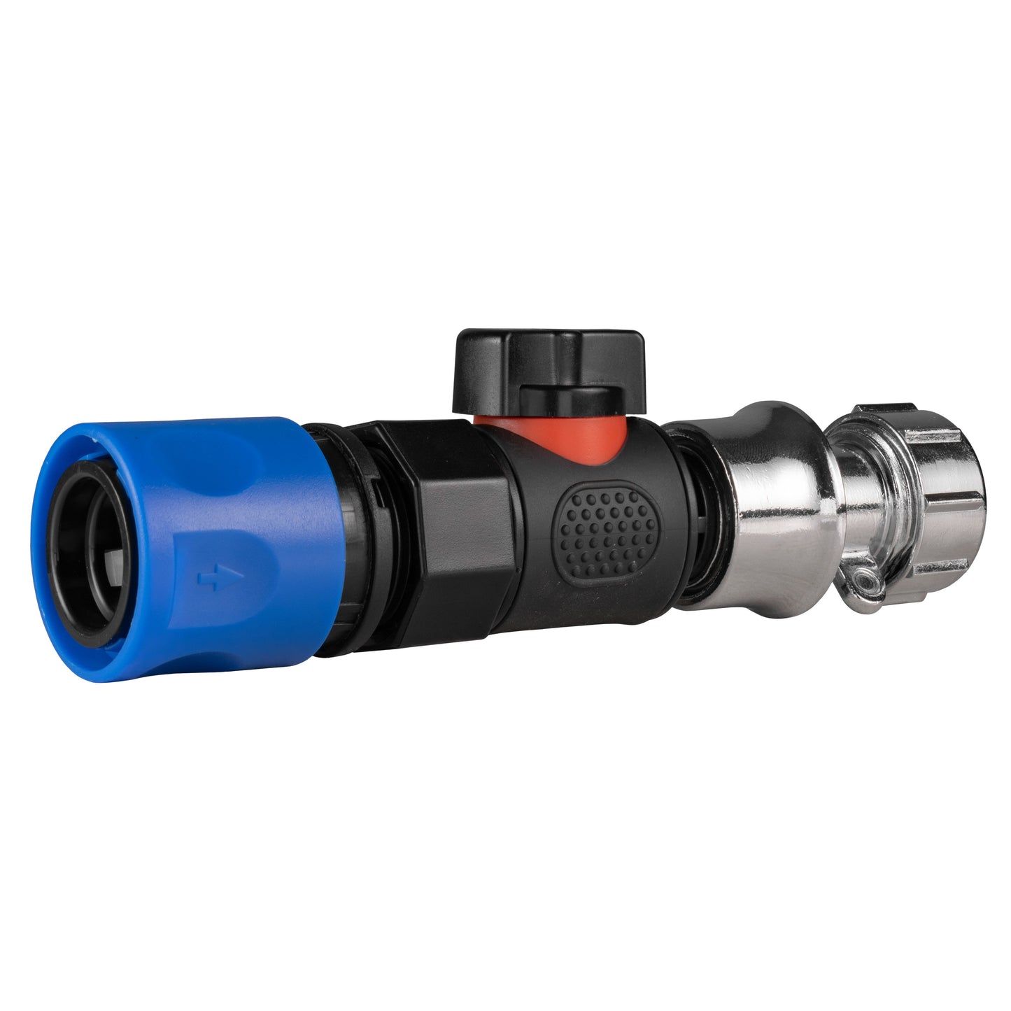 BSPF Quick Connect Valve with Blue Hose Connector & Zinc Hose Fitting